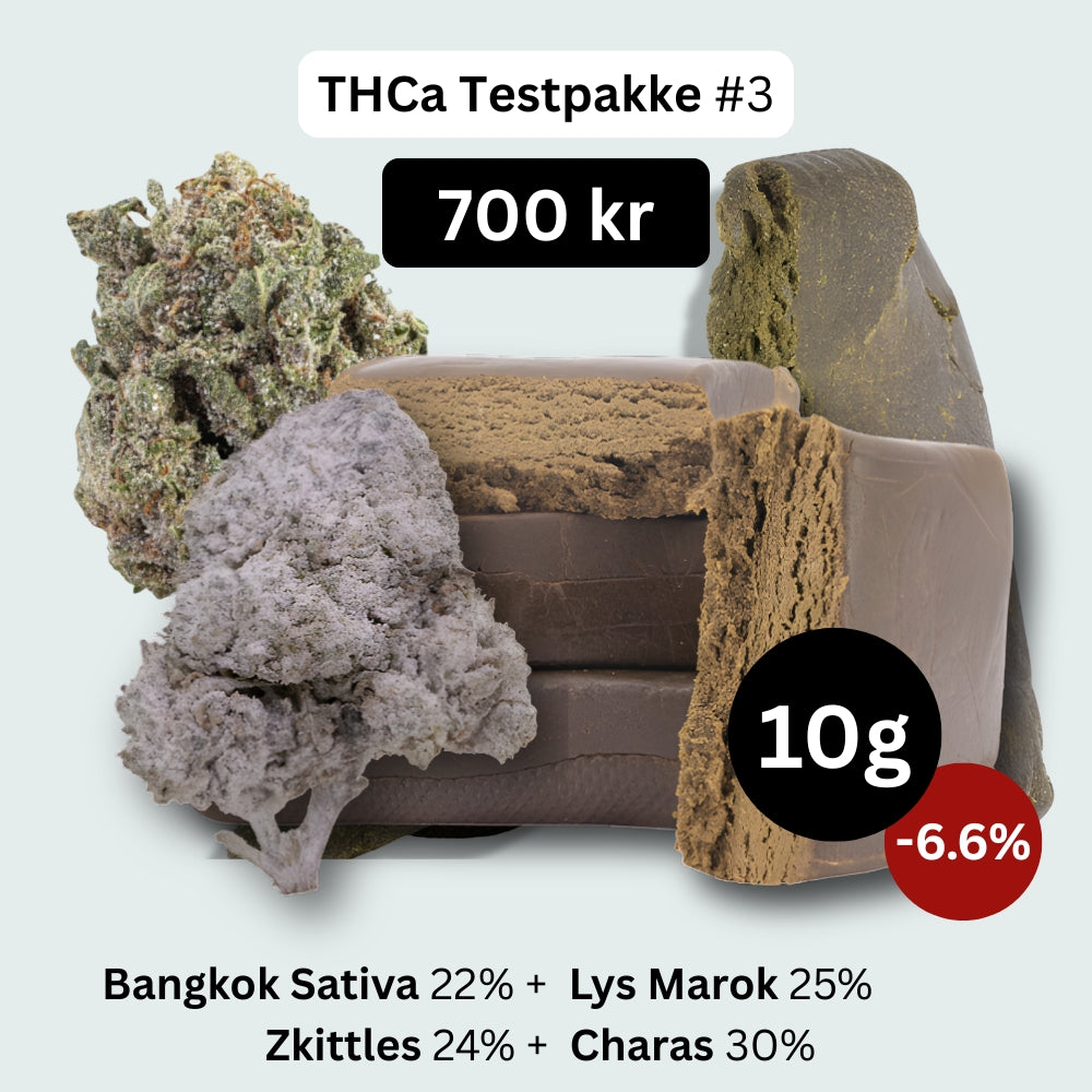 THCa Testpakke #3  – Skunk & Hash Mix