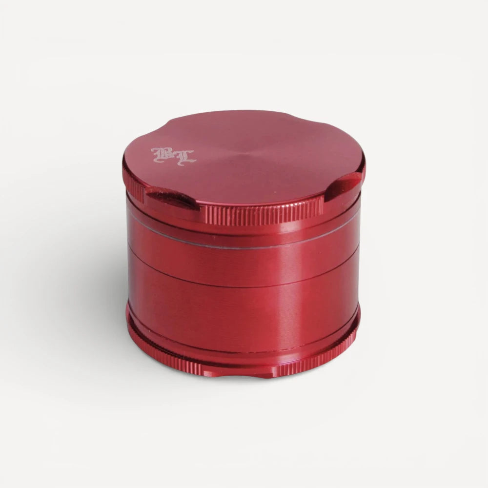4-delt Black Leaf Grinder - Rød