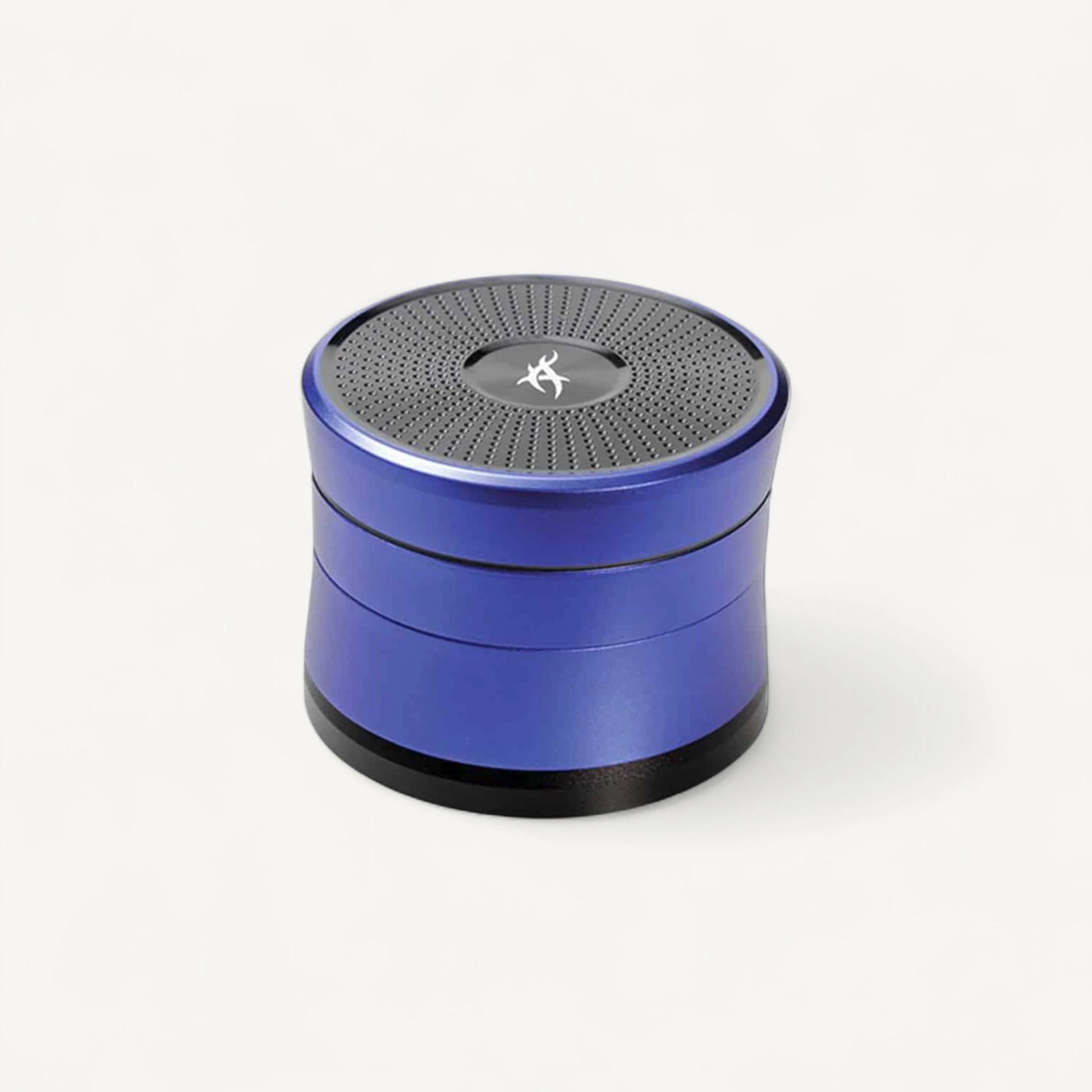 4-delt metalgrinder - Blå/sort