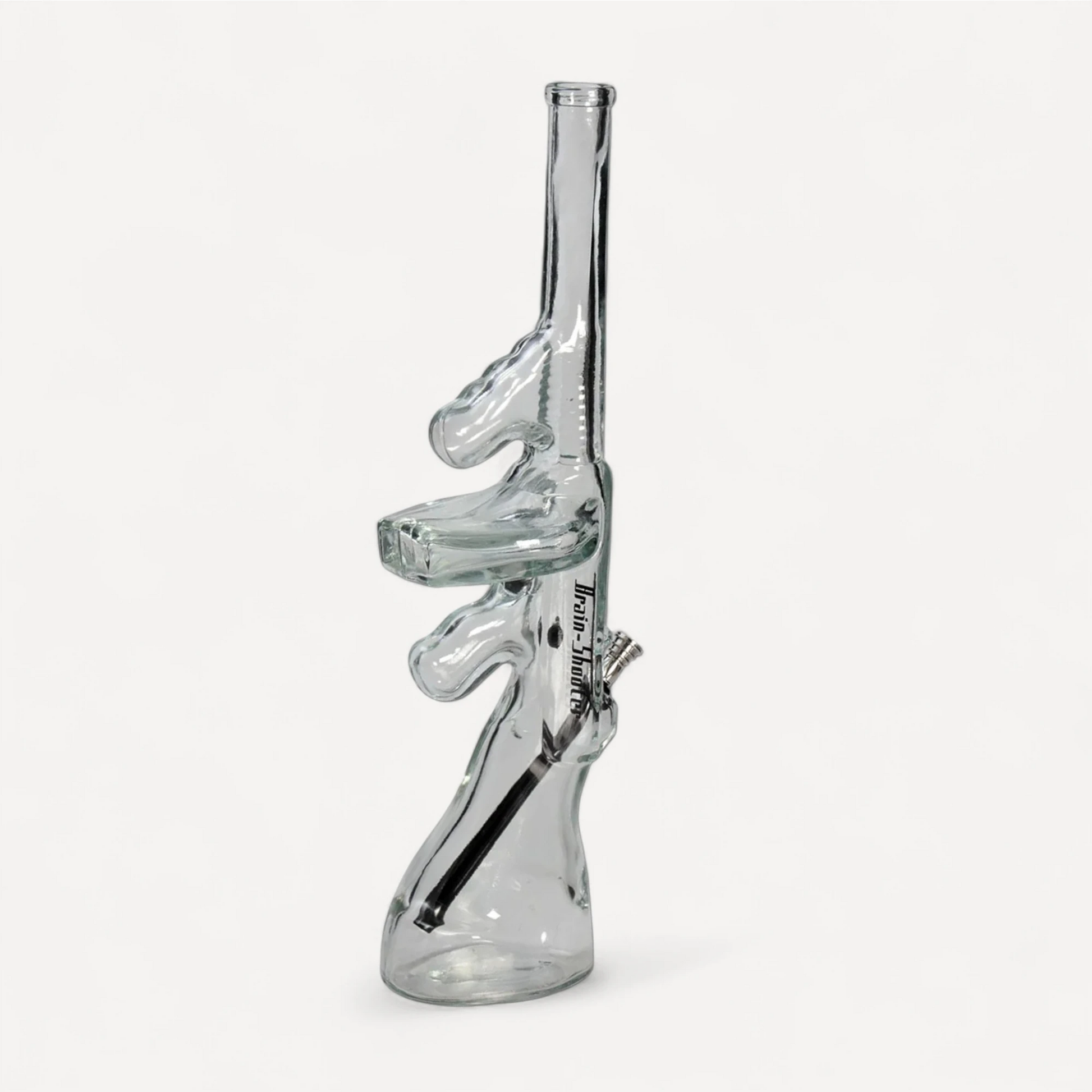 Black Leaf Brain-Shooter glasbong - Tommygun