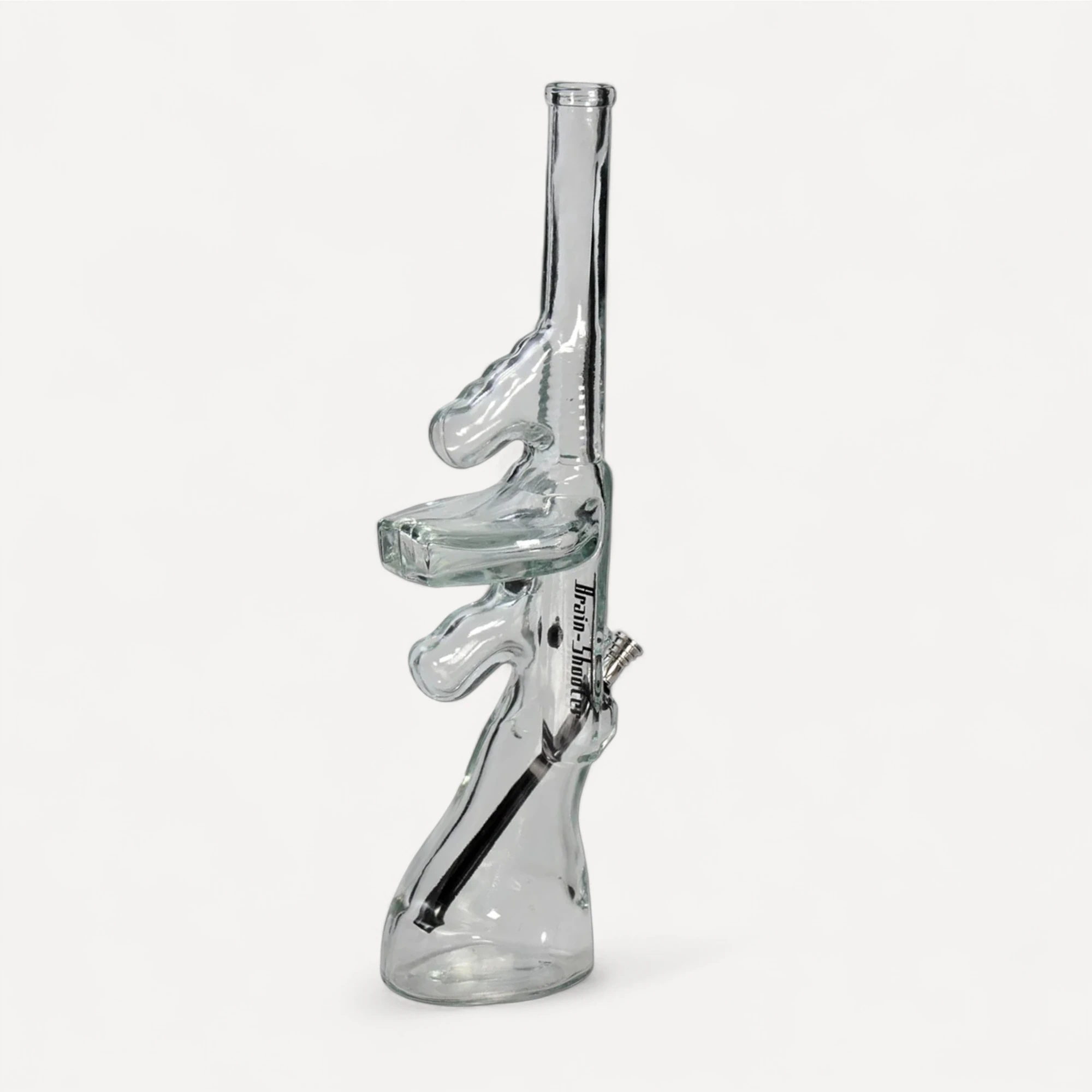 Black Leaf Brain-Shooter glasbong - Tommygun