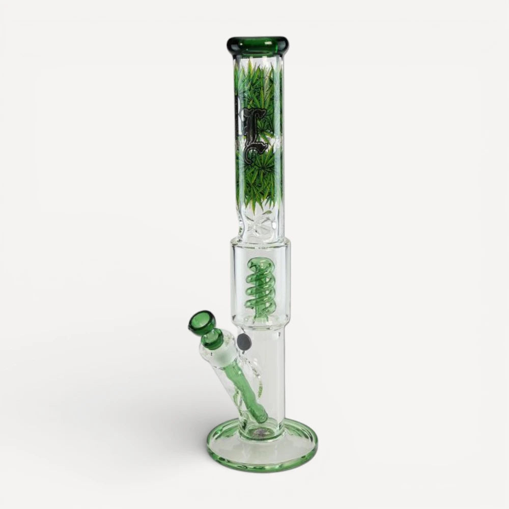 Black Leaf "Cannabis Leafs" Bong