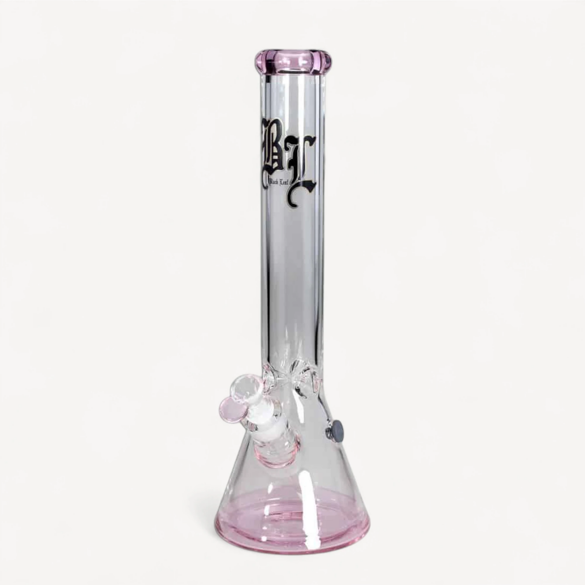 Black Leaf bong - lyserød