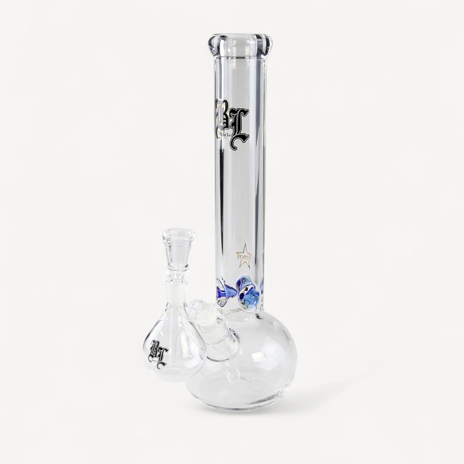 Black Leaf glasbong - 9mm glas