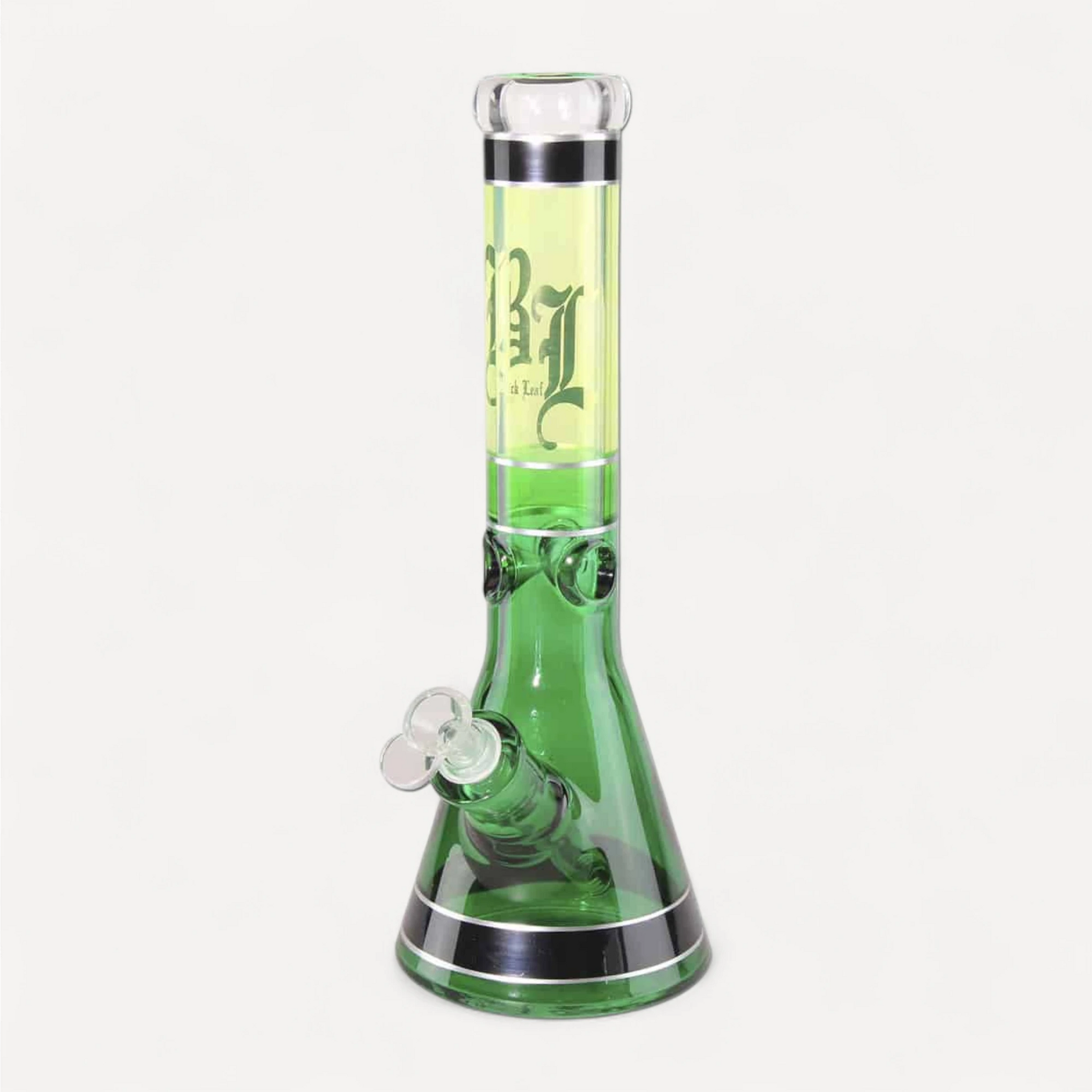 Black Leaf glasbong - Grøn/Lysegrøn