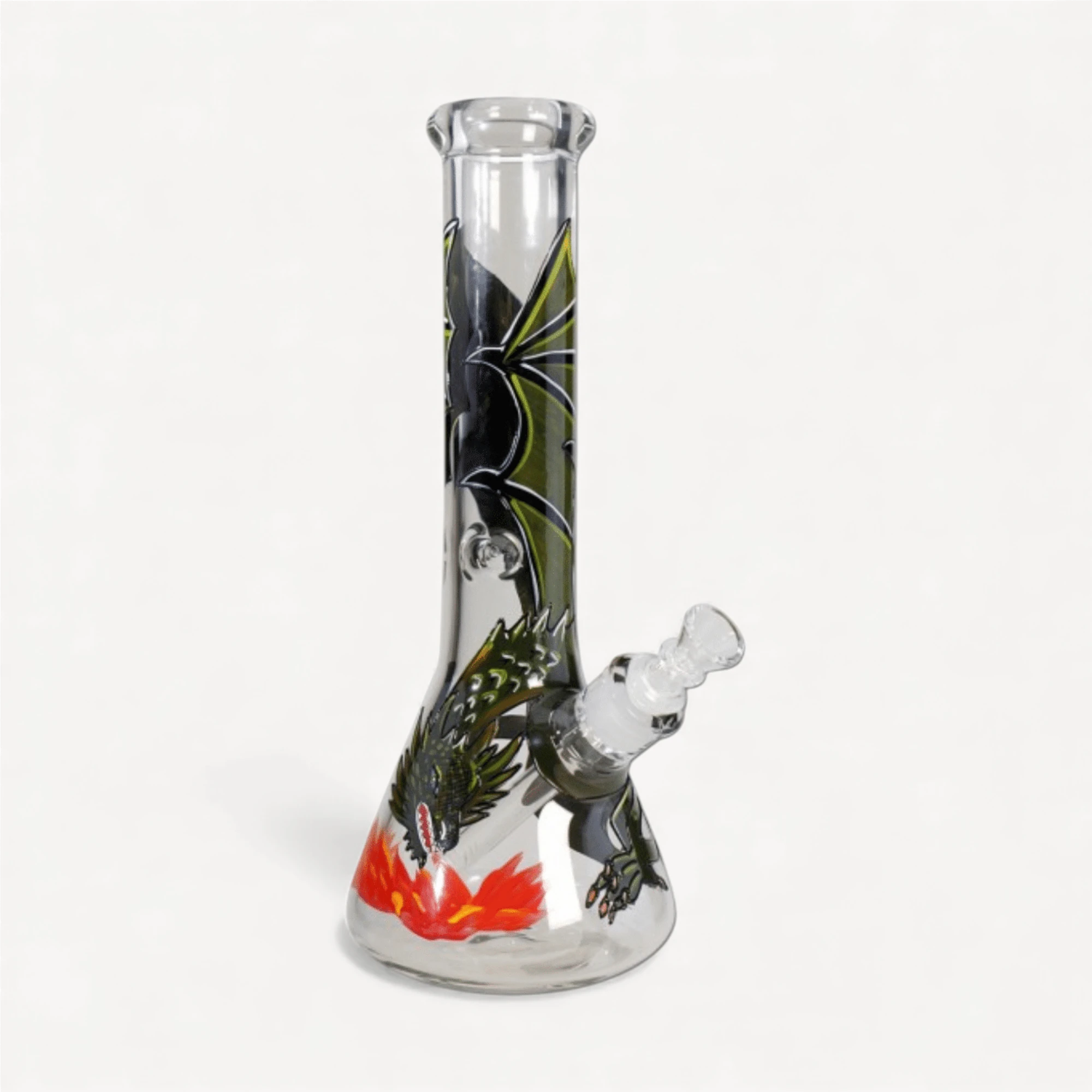 Black Leaf glasbong - drage motiv