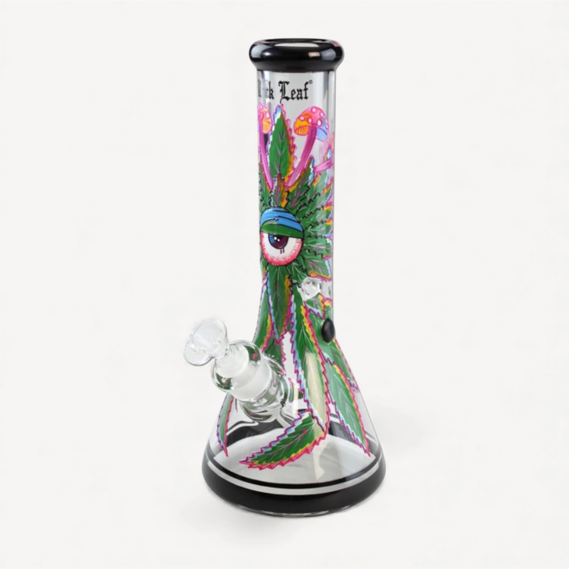 Black Leaf glasbong - monsterøje - motiv