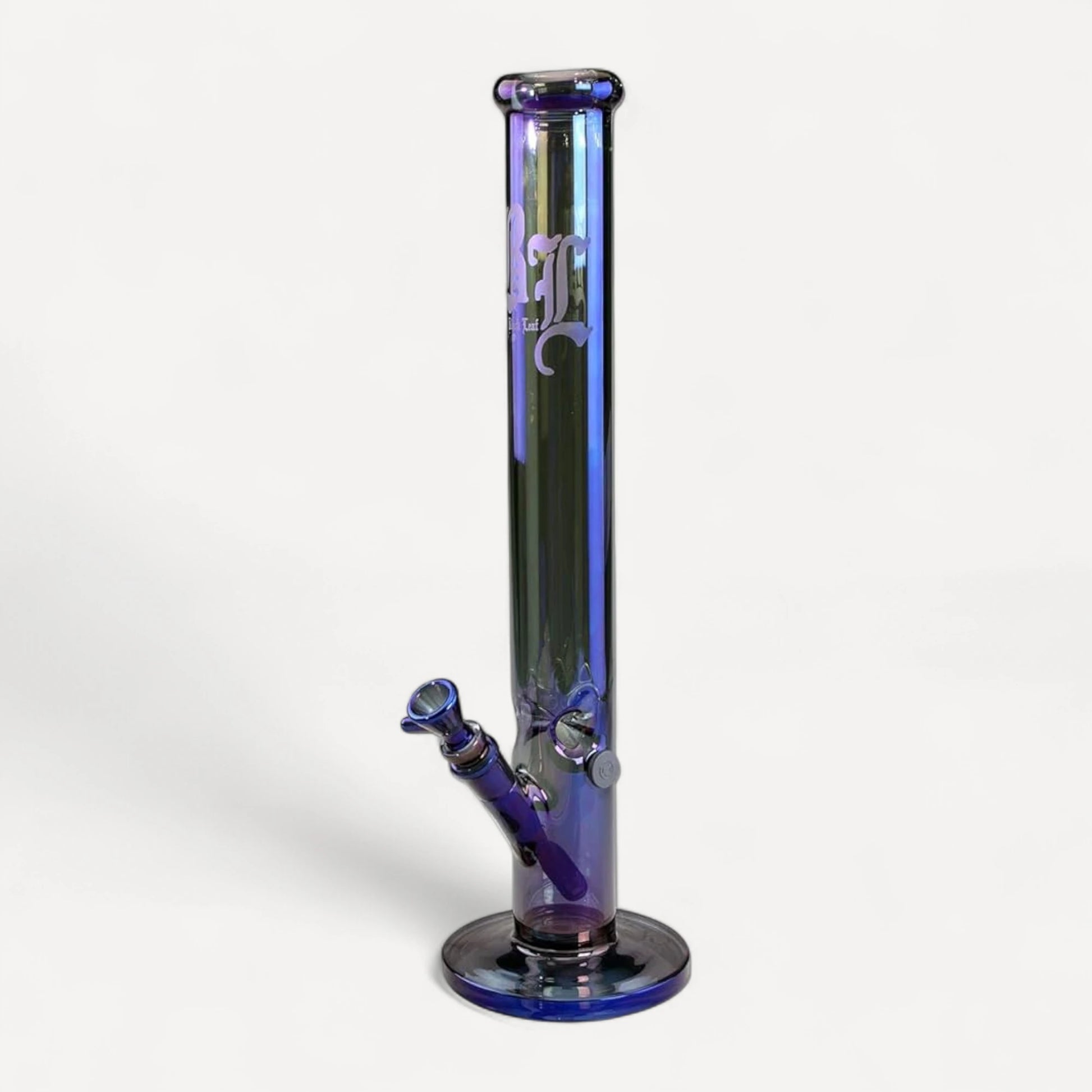 Black Leaf glasbong - regnbuefarvet