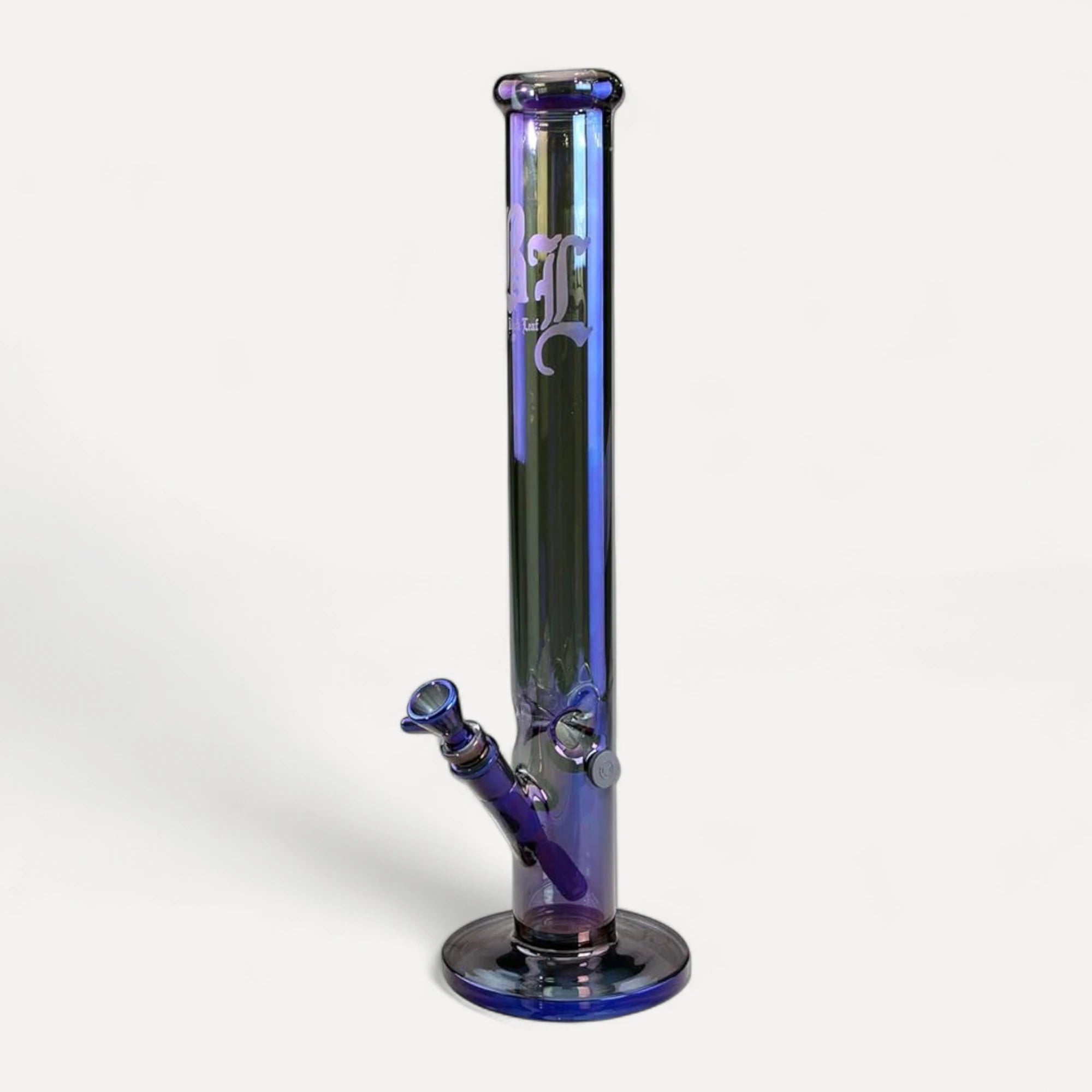 Black Leaf glasbong - regnbuefarvet