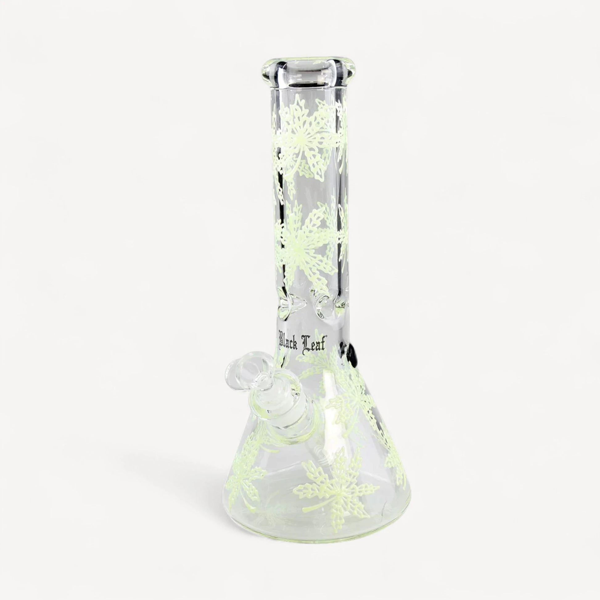 Black Leaf glasbong - selvlysende hampblade