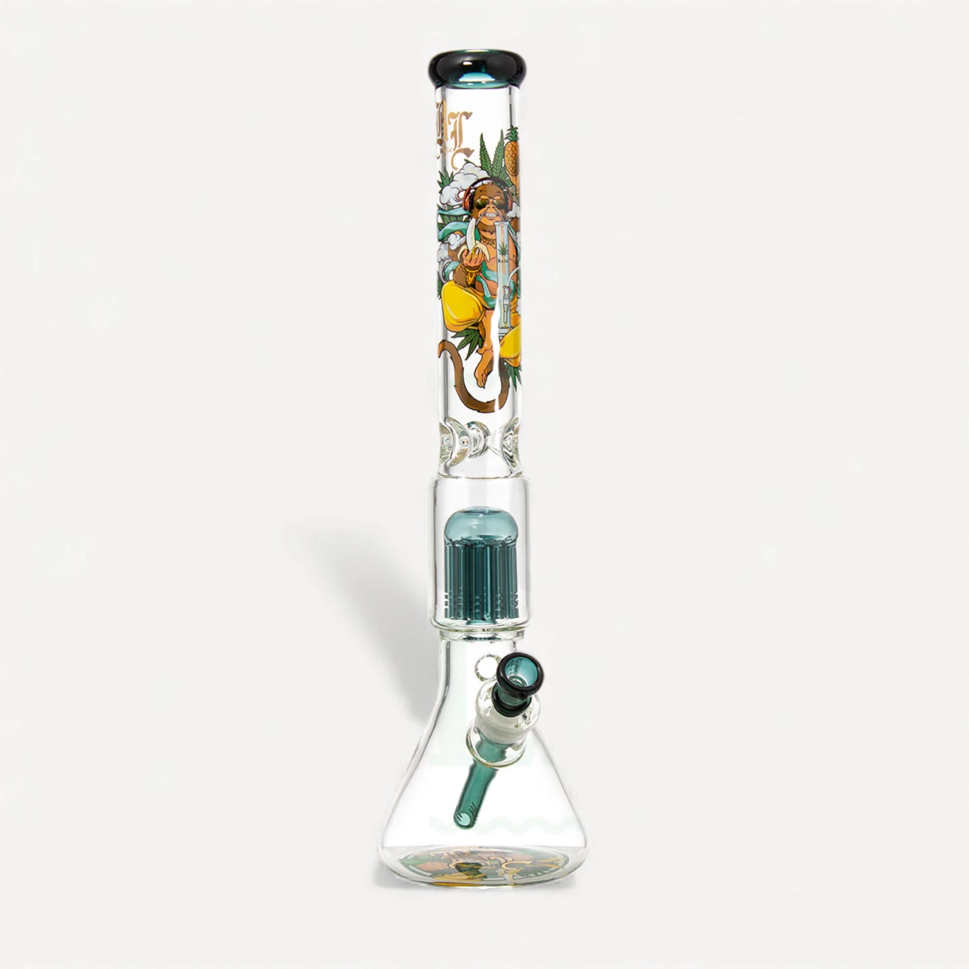 Black Leaf percolator glasbong - monkey