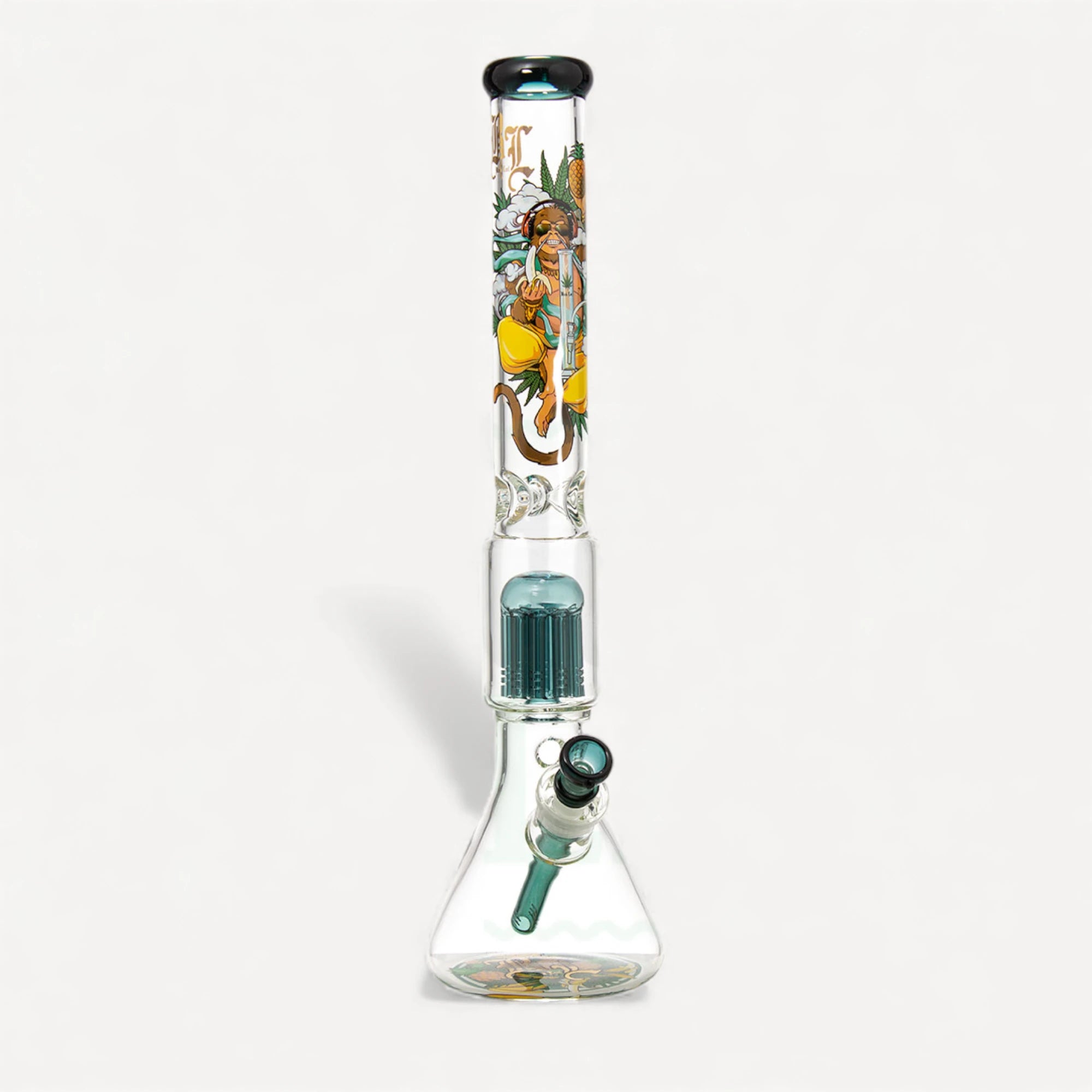 Black Leaf percolator glasbong - monkey