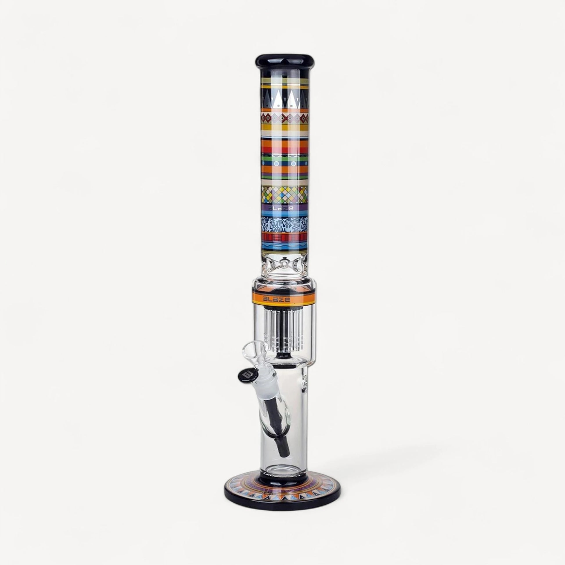 Blaze percolator glasbong - Multirfarvet