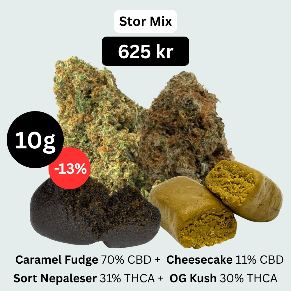 Stor CBD + THCA Pakke