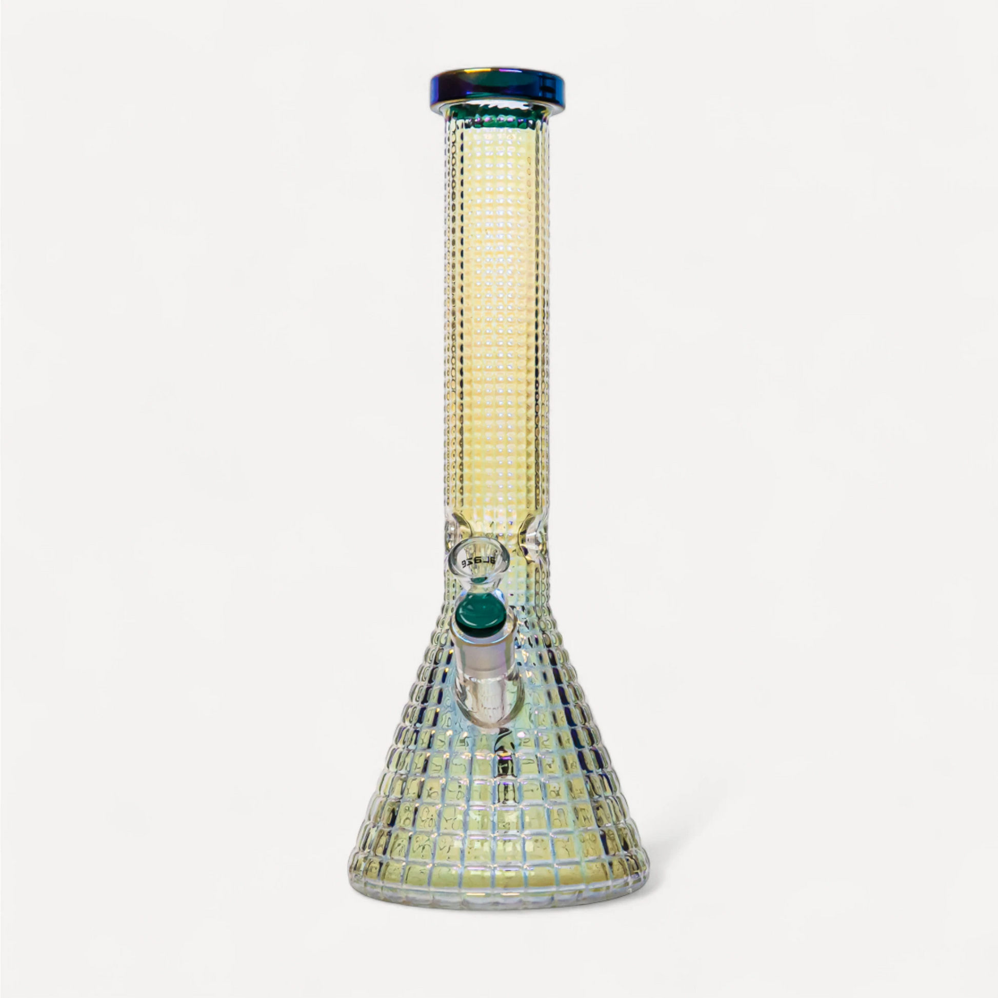 Farvet glasbong - 3D tekstur