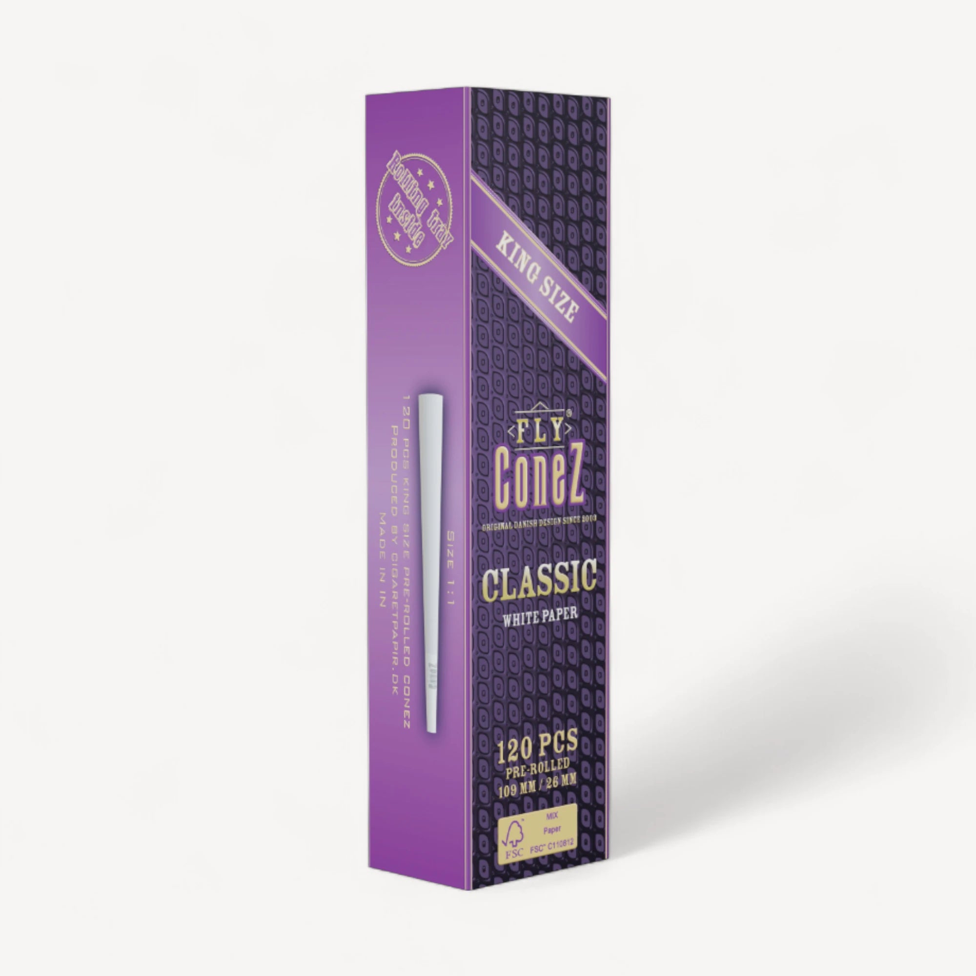 Fly ConeZ Classic White - 120 stk.