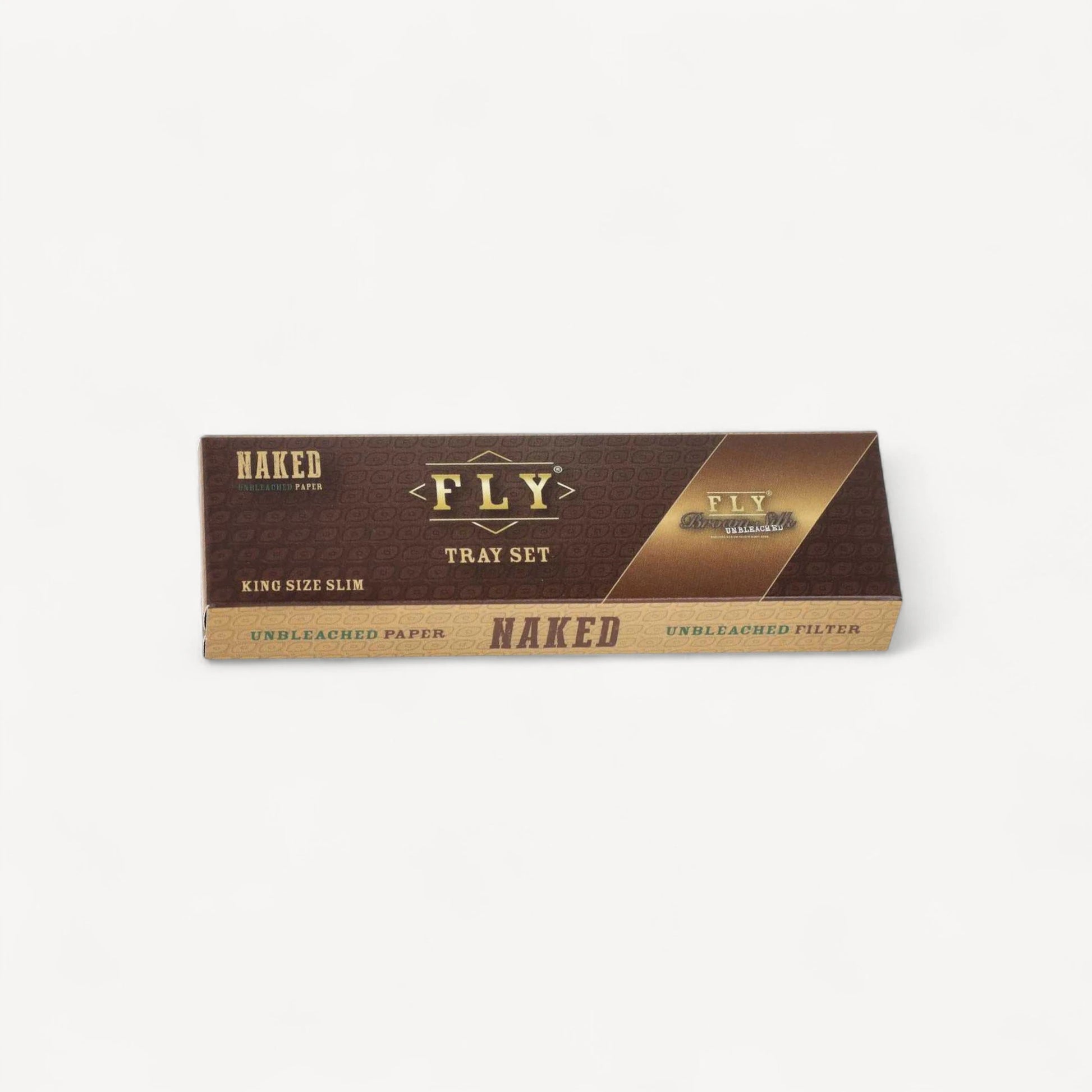Fly King Size Slim Brown Silk Tray Set
