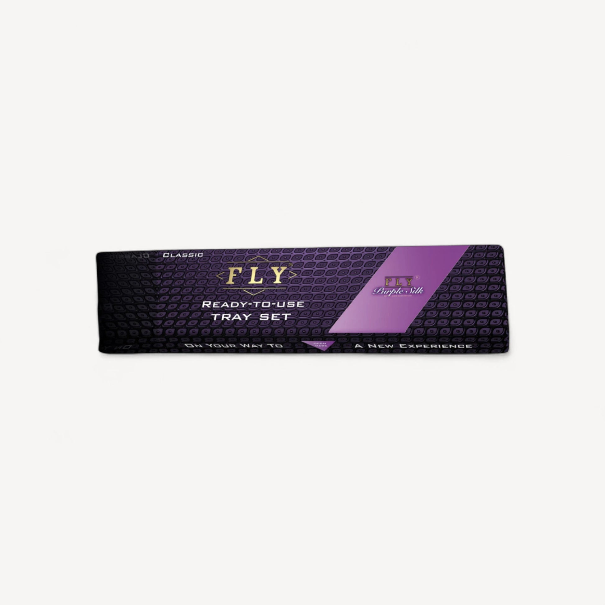 Fly King Size Slim Purple Silk Tray Set