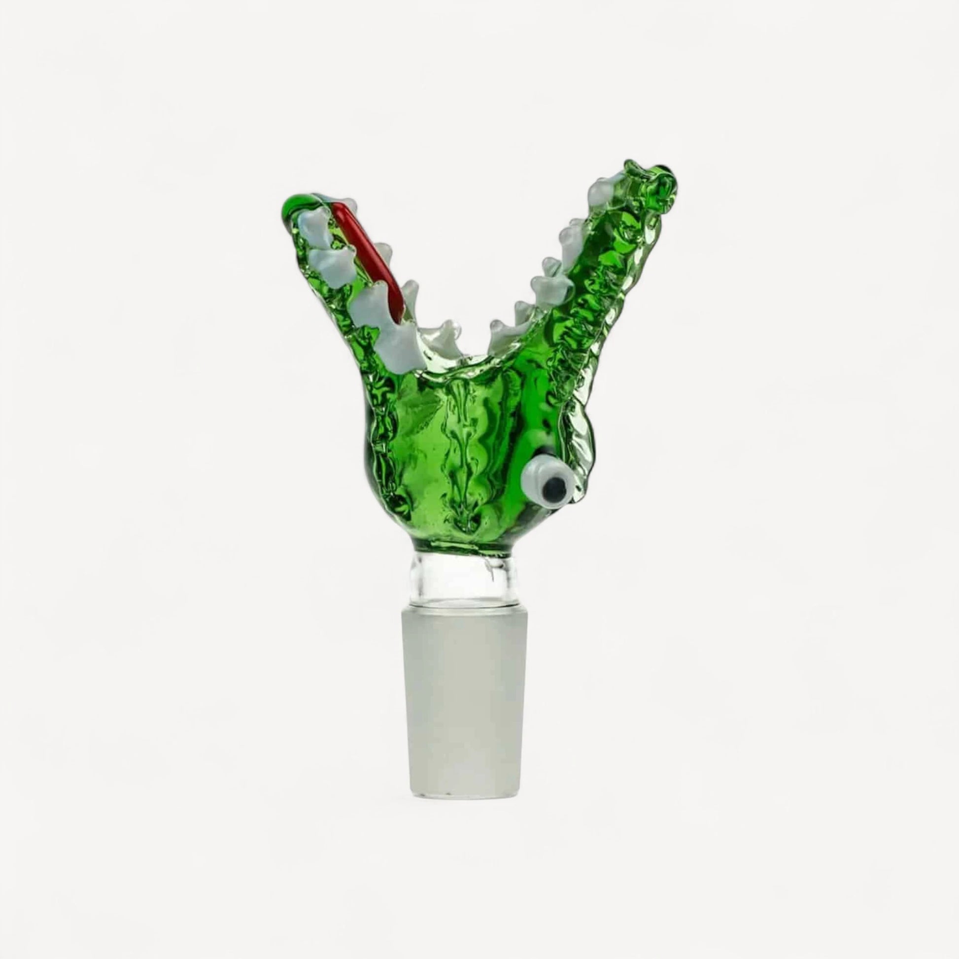 Glasbonghovede - Krokodille