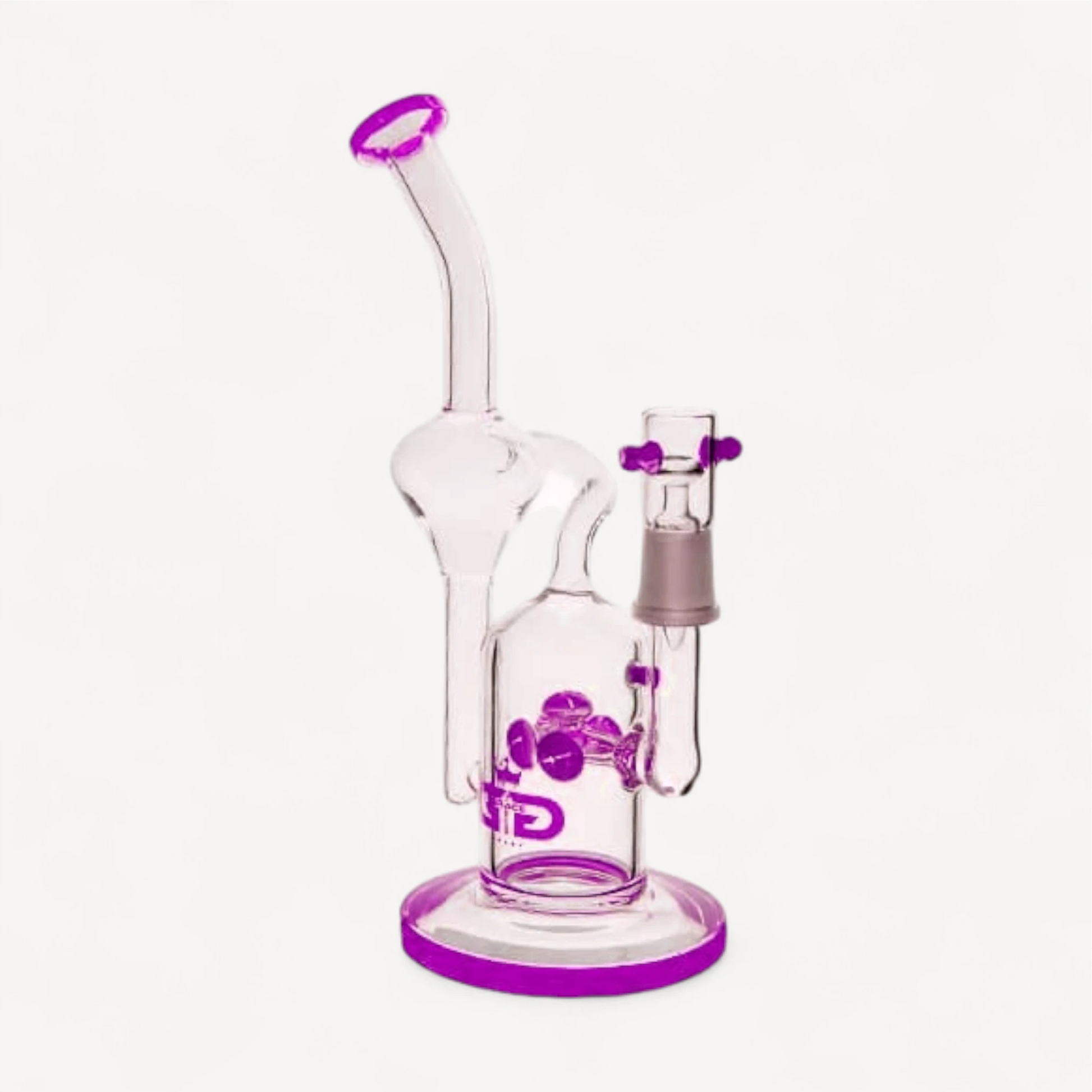 Grace Glass recycle glasbong/dab rig - lyserød
