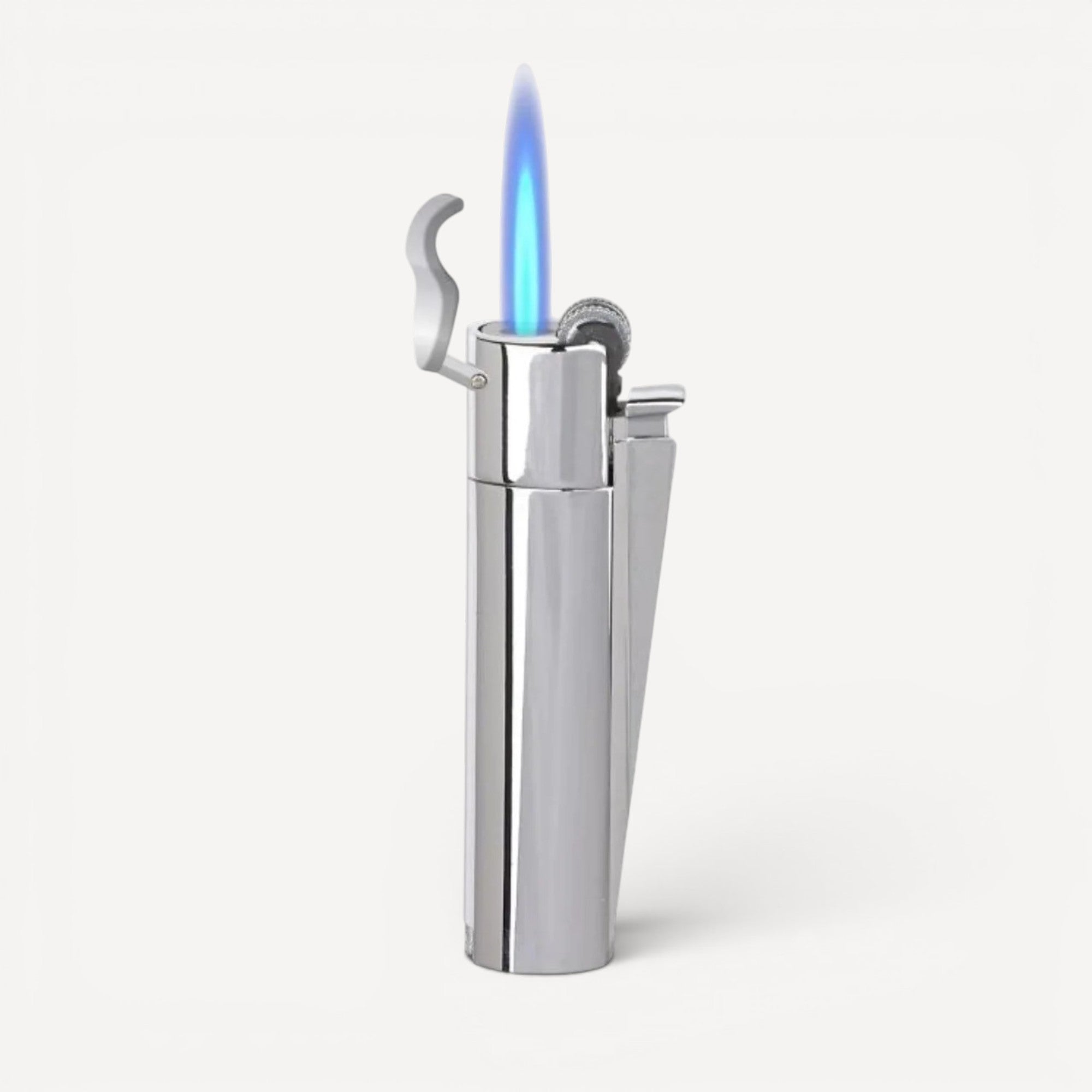 Clipper - Metal Lighter Sølv Jet