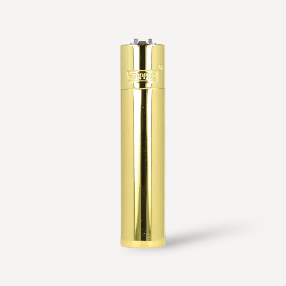 Metal Clipper lighter - guld