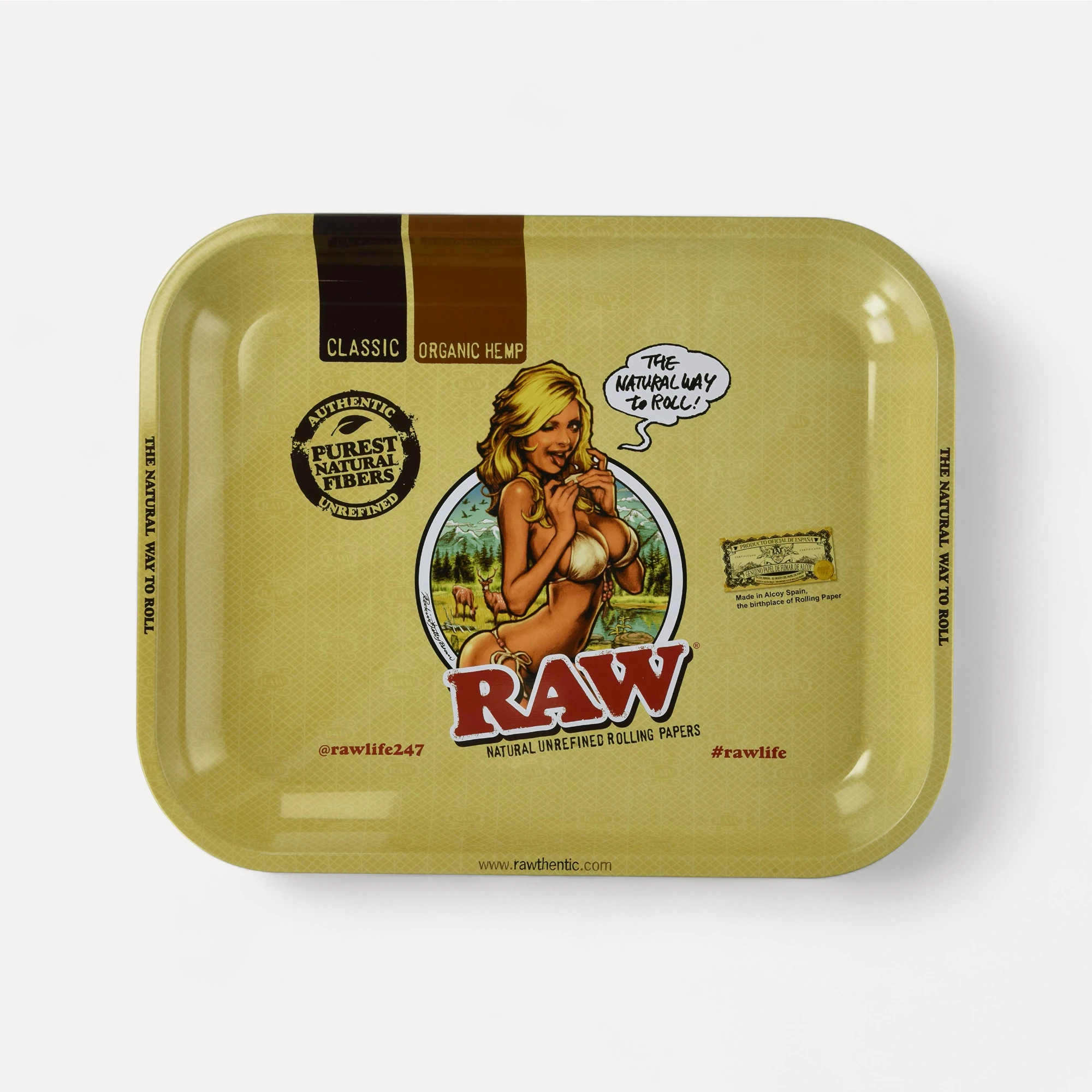 Metal tray - RAW Girl