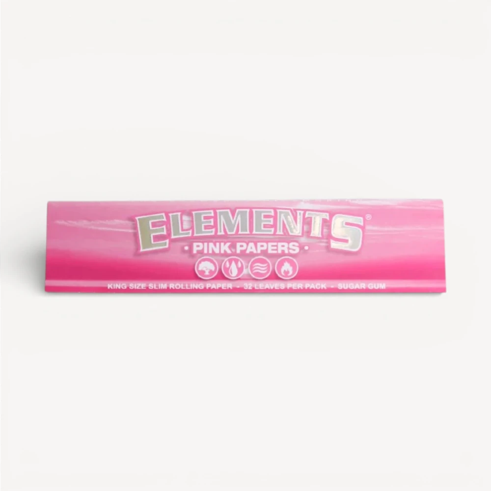 Elements - Pink King Size Slim Papir