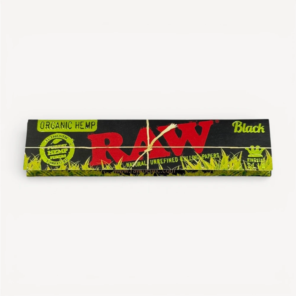 RAW - Black Organic Hemp King Size Slim