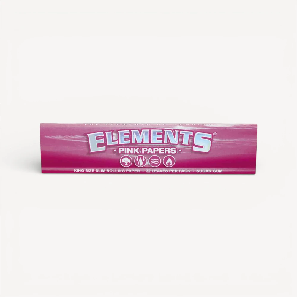 Elements - Pink King Size Slim Papir