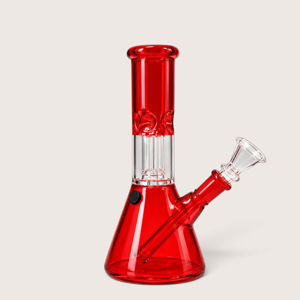 Rød Beaker Bong – 20 cm