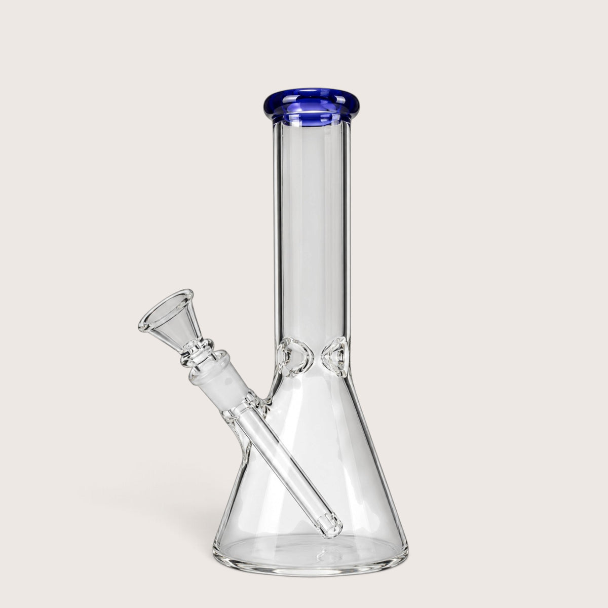 Beaker Bong Blå Kant – 25 cm