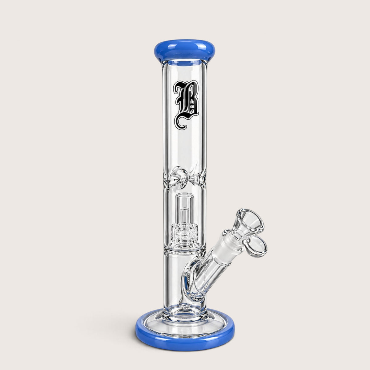 Black Leaf - Cylinder Bong Percolator - 30 cm