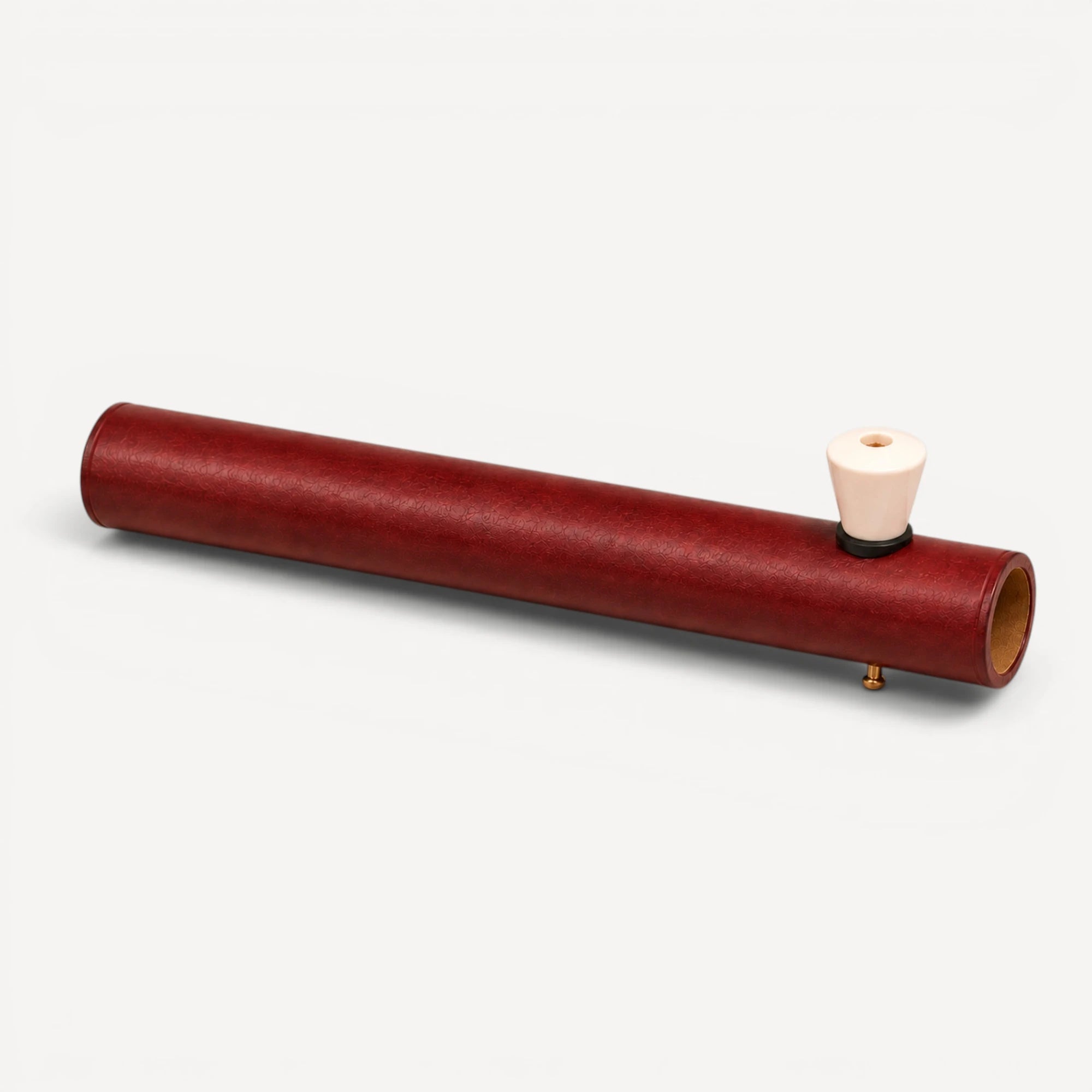 Læder Tjubang Rødlig - 44 cm