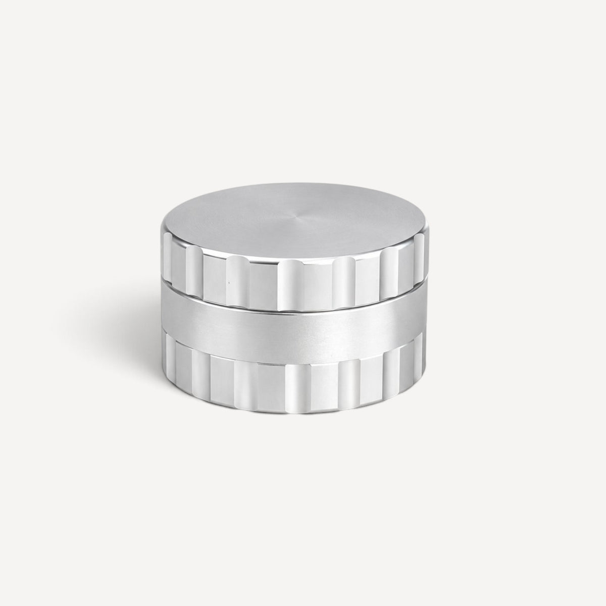 Aluminium Grinder 3-delt – Sølv