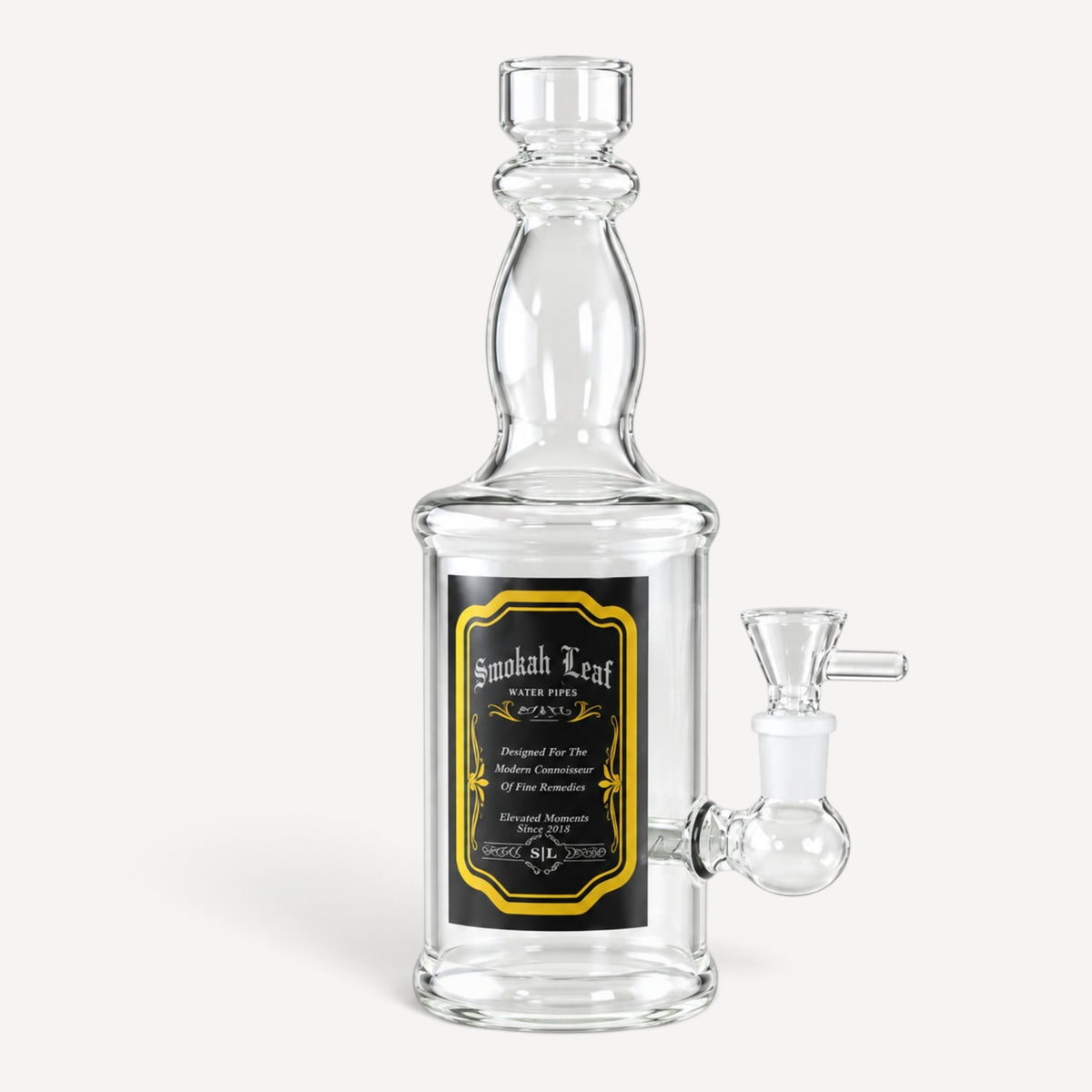 Black Leaf  – Whisky No. 1 Flaske Bong – 24 cm