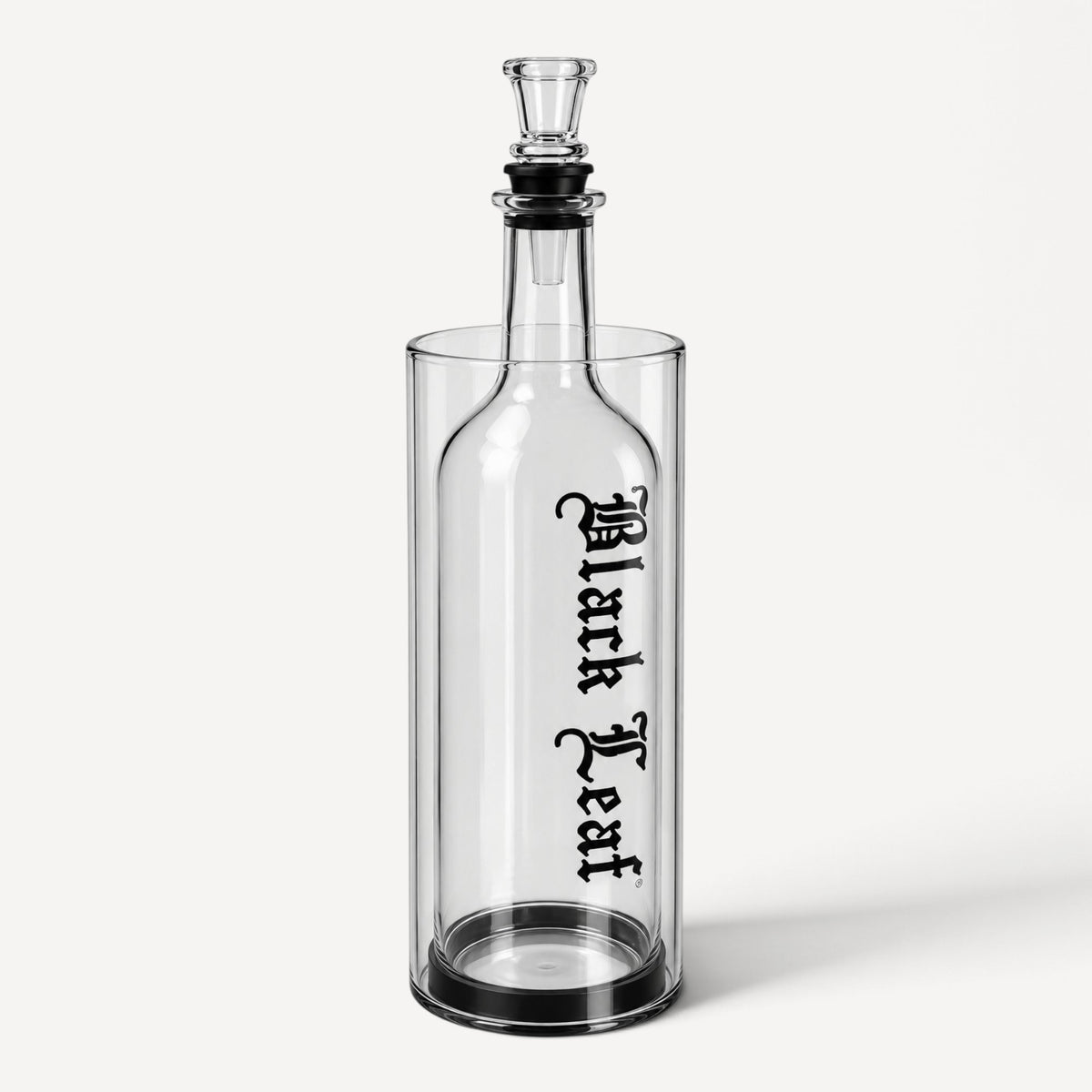 Black Leaf  – Gravity Bong i Glas – 34,5 cm
