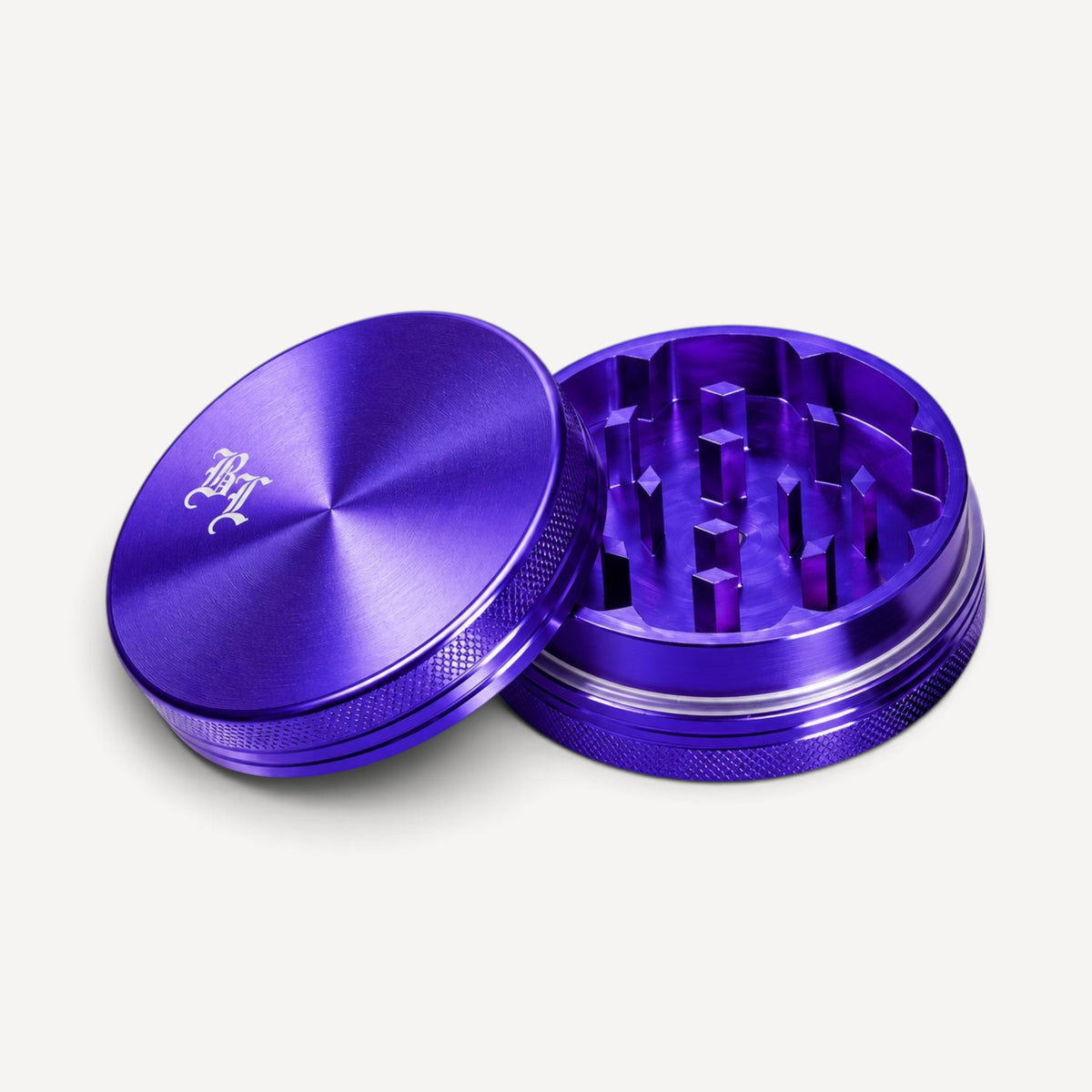 Black Leaf - 2-delt Lilla Grinder Ø50