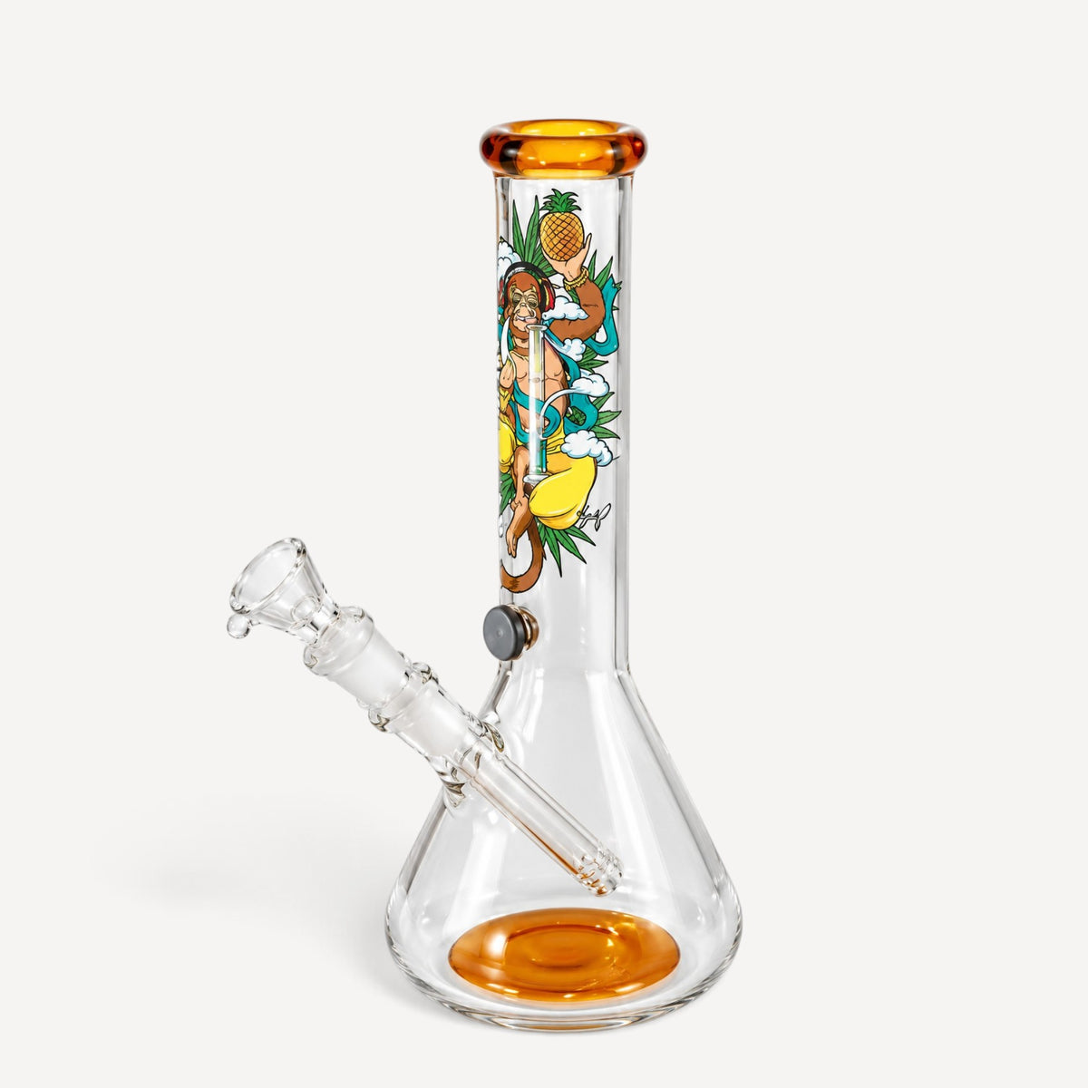 Black Leaf  – Hanuman Beaker Bong – 26 cm