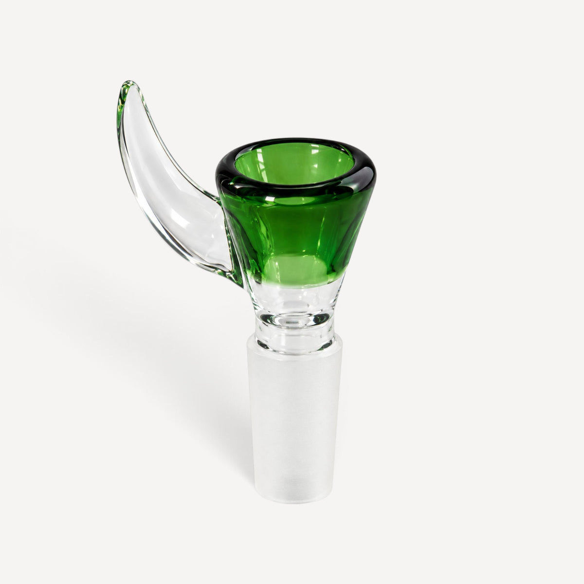 Black Leaf Bonghoved med Horn – Grøn 14,5 mm