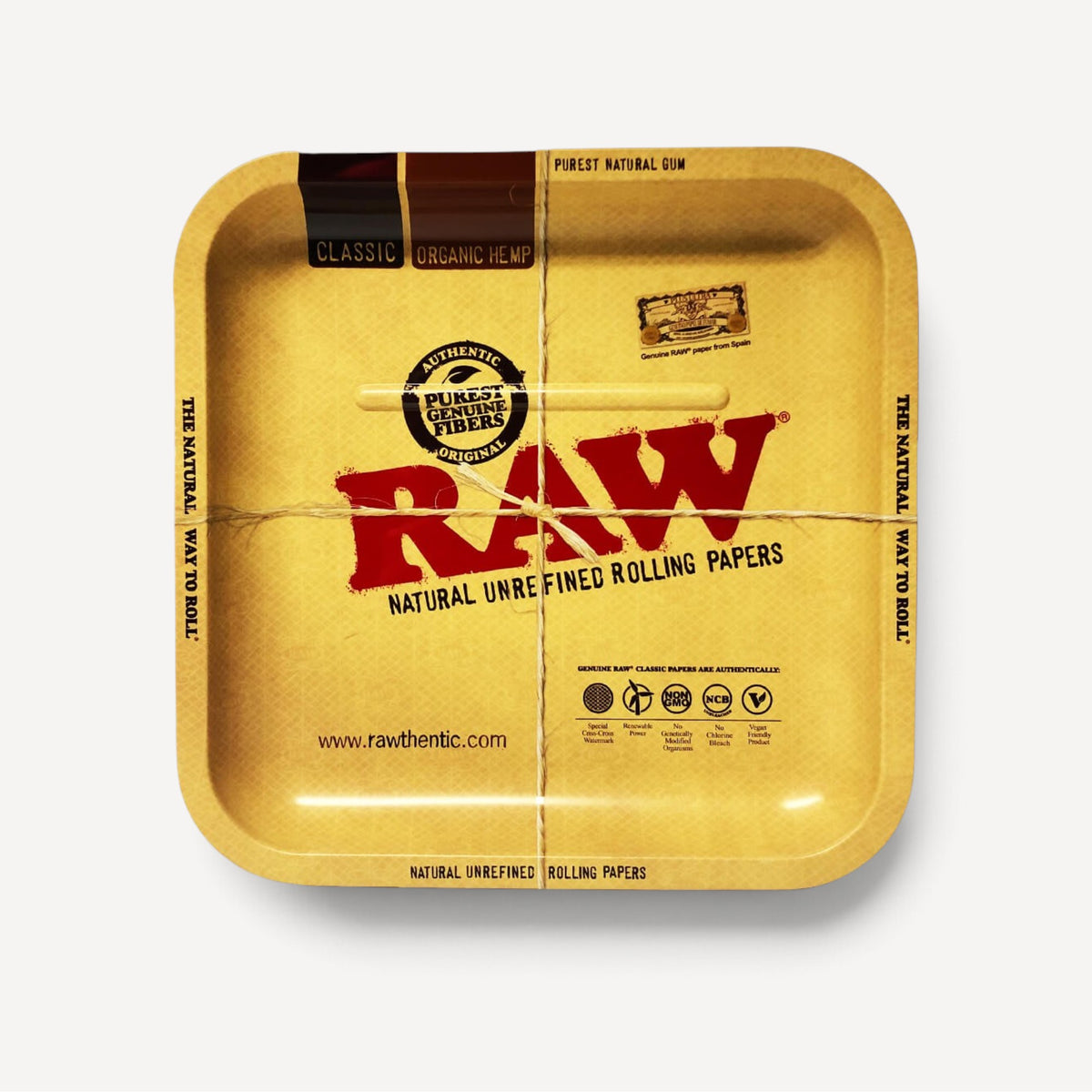 RAW - Metal Rolling Tray 23 × 23 cm