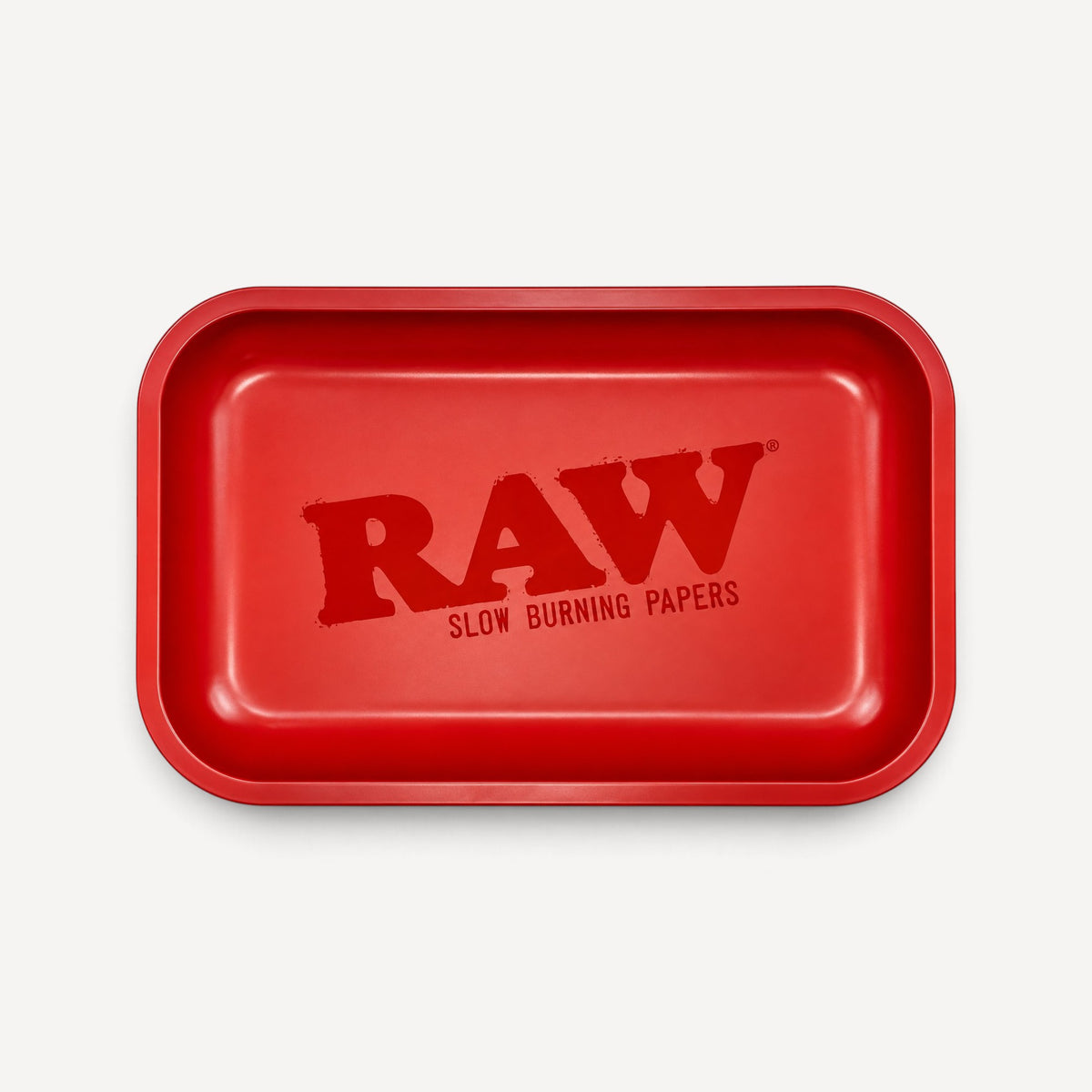RAW – Red Matte Rolling Tray – Small