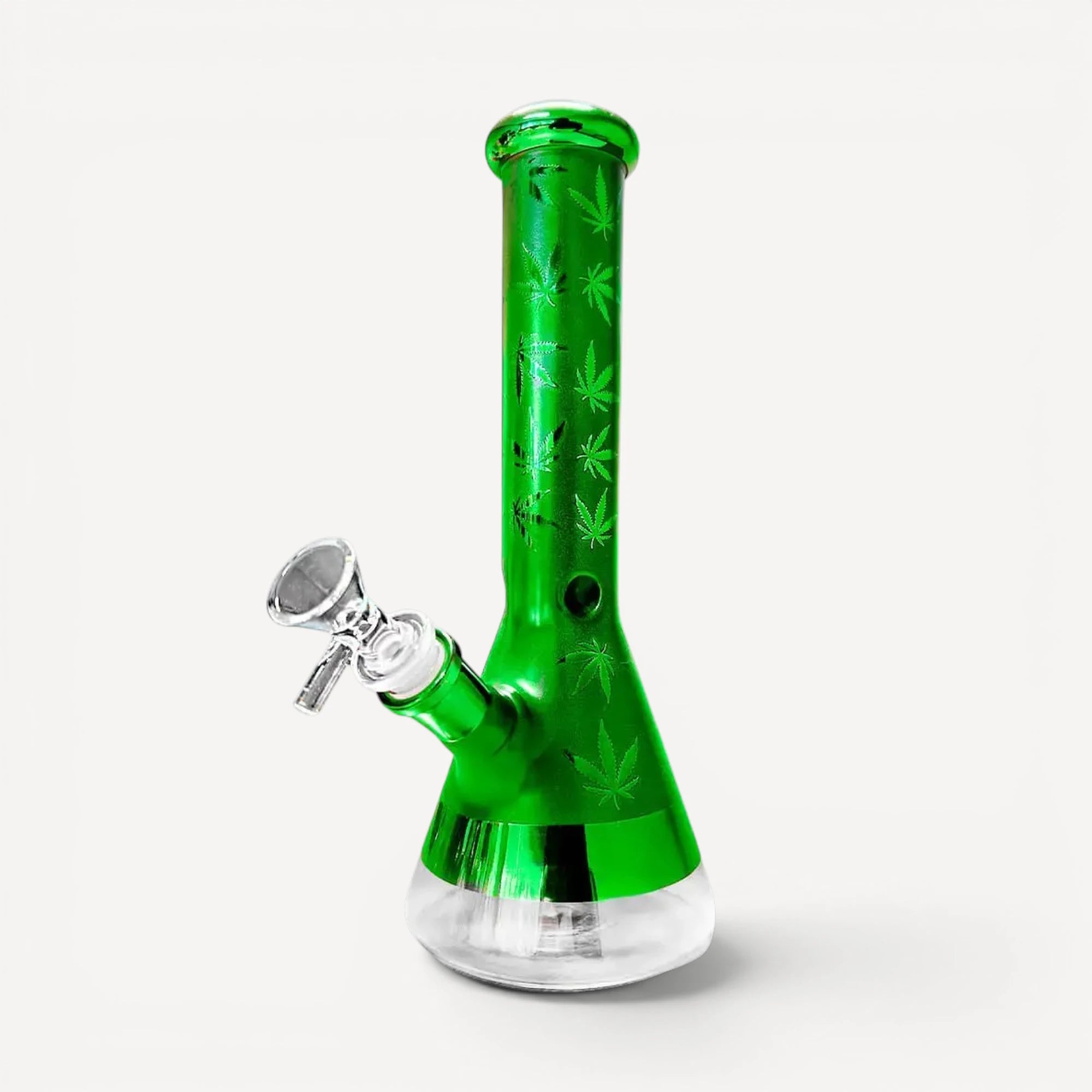 Grøn Weed Blad Bong - 25 cm