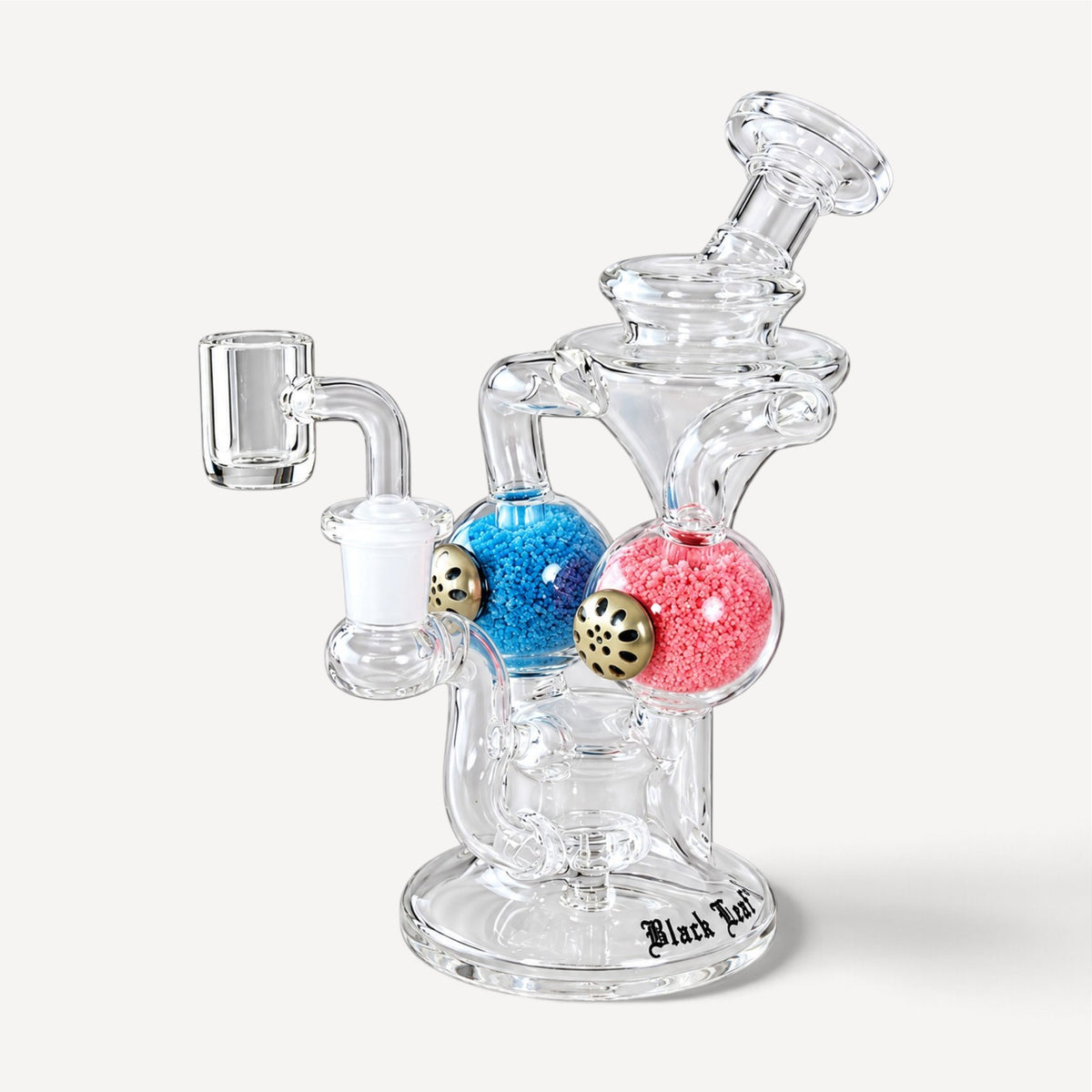 Black Leaf Recycle Bong – 17 cm