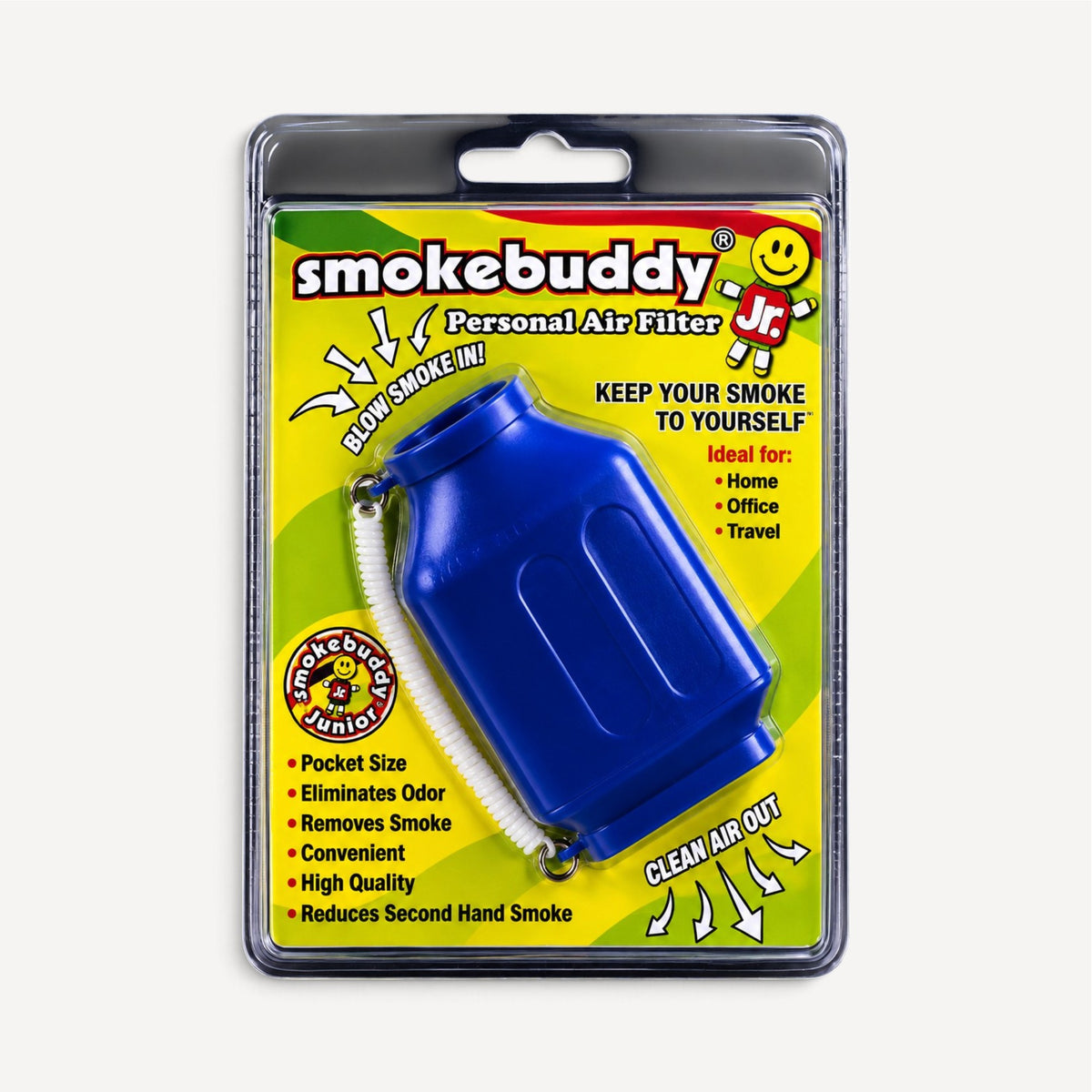 Smokebuddy Junior – Effektivt Røgfilter i Blå