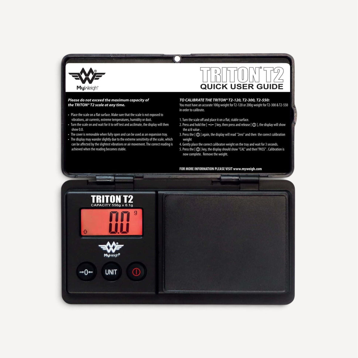 Triton T2 Præcisionsvægt – 0,01 g / 100 g