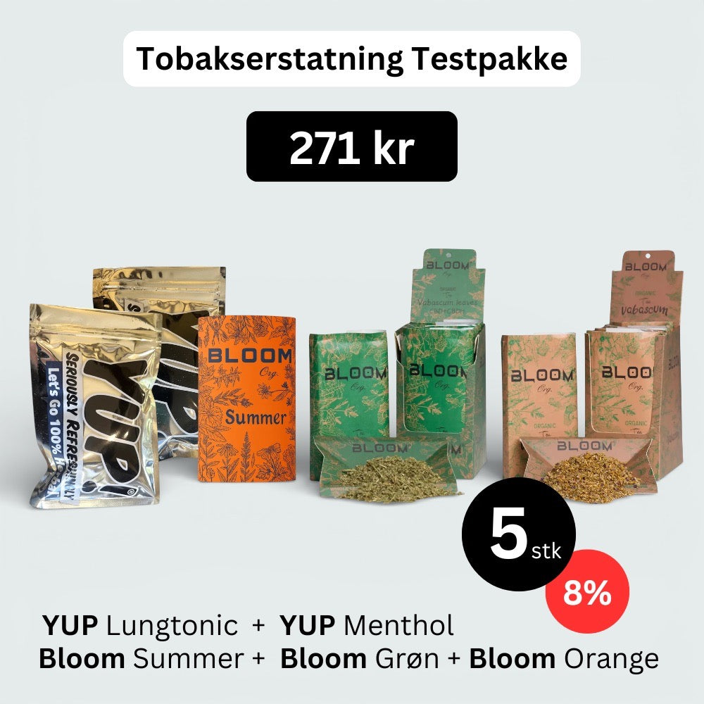 Tobakserstatning Testpakke - 5 Varianter
