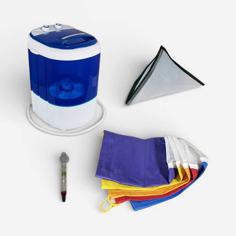 Vaskemaskine til bubblehash/ice water hash